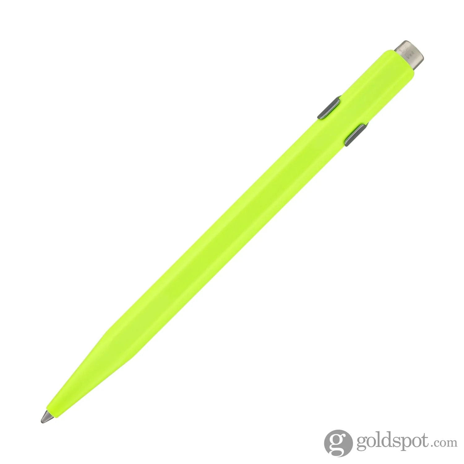 Caran d'Ache 849 Metal Ballpoint Pen in Fluorescent Yellow