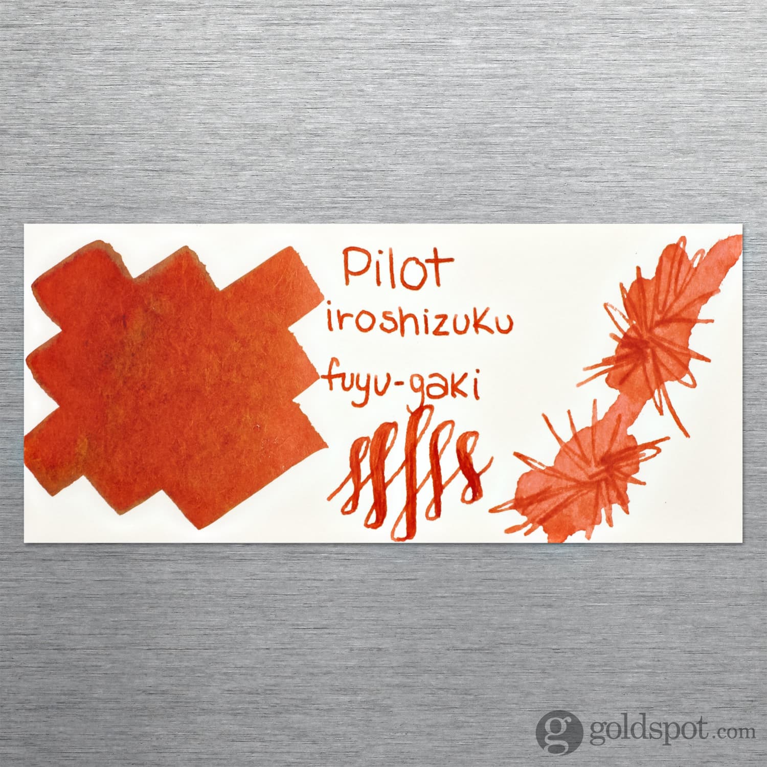 Pilot Iroshizuku Bottled Ink in Fuyu-Gaki Ink (Deep Orange) - 50 mL