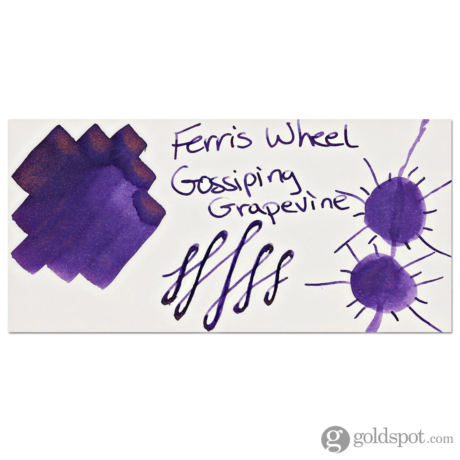 Ferris Wheel Press in Gossiping Grapevine Shimmer Bottled Ink - 10 mL
