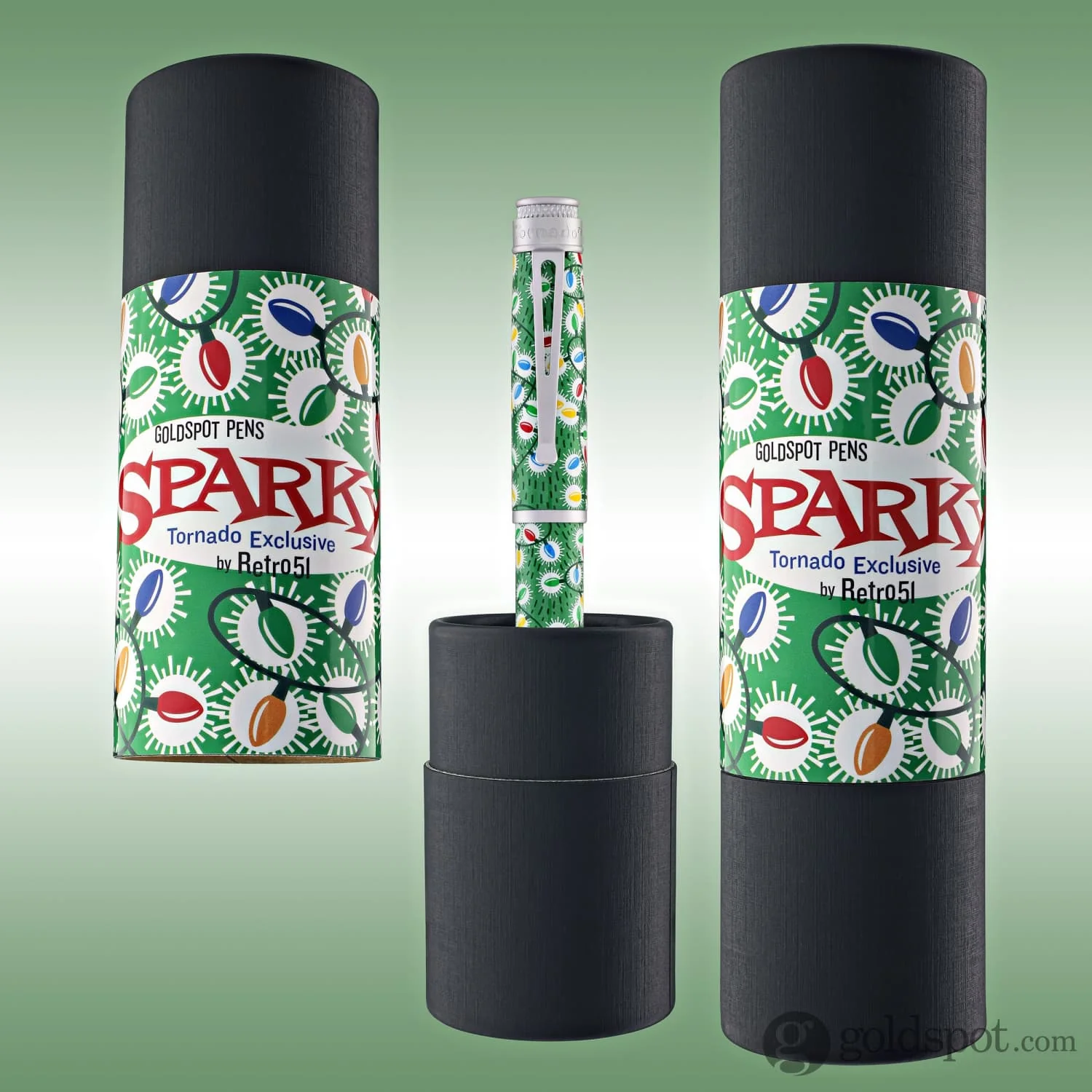 7200-retro-51-goldspot-exclusive-tornado-fountain-pen-in-sparky-christmas-lights-12.webp Retro 51 Goldspot Exclusive Tornado Fountain Pen in Sparky Christmas Lights