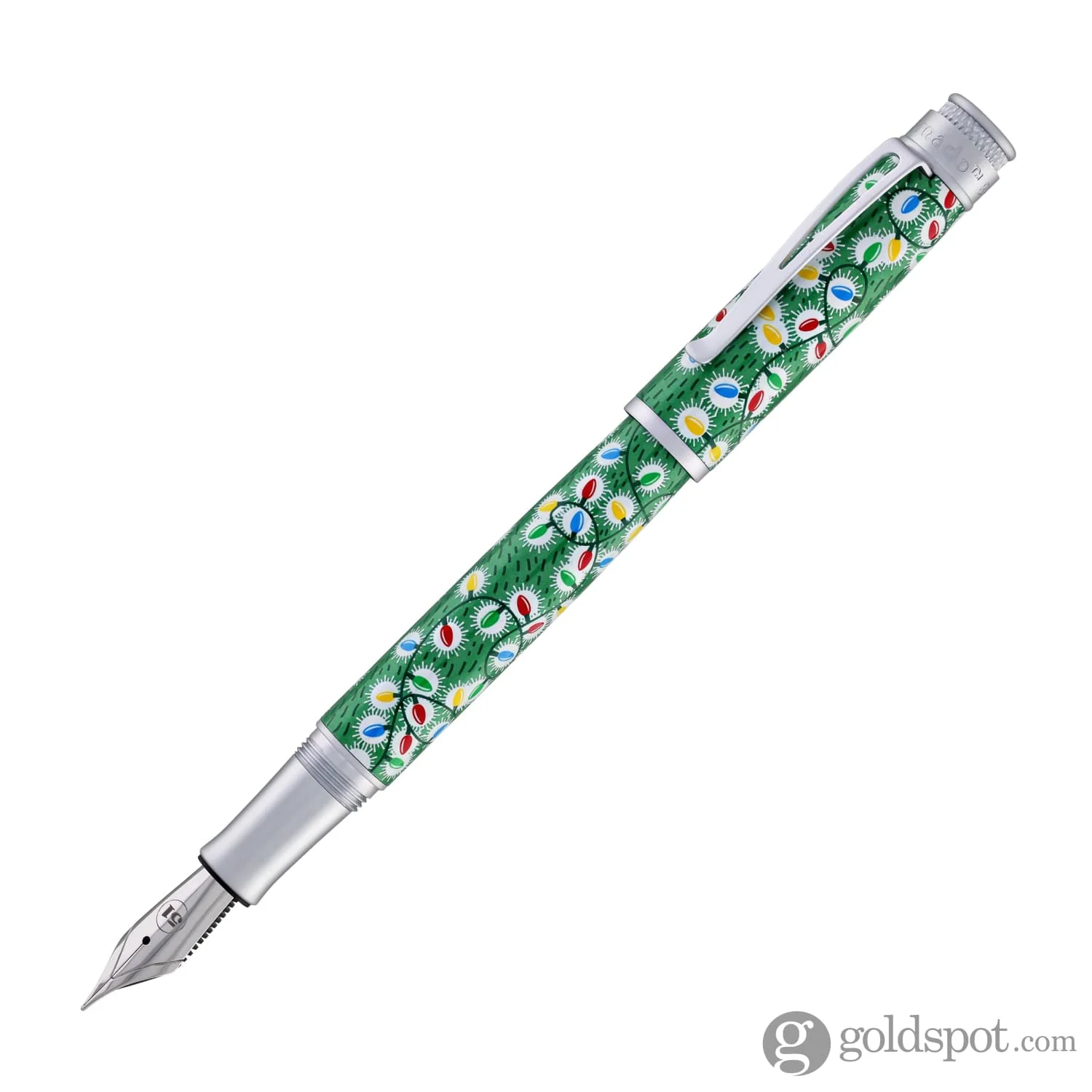 7200-retro-51-goldspot-exclusive-tornado-fountain-pen-in-sparky-christmas-lights-3.webp Retro 51 Goldspot Exclusive Tornado Fountain Pen in Sparky Christmas Lights