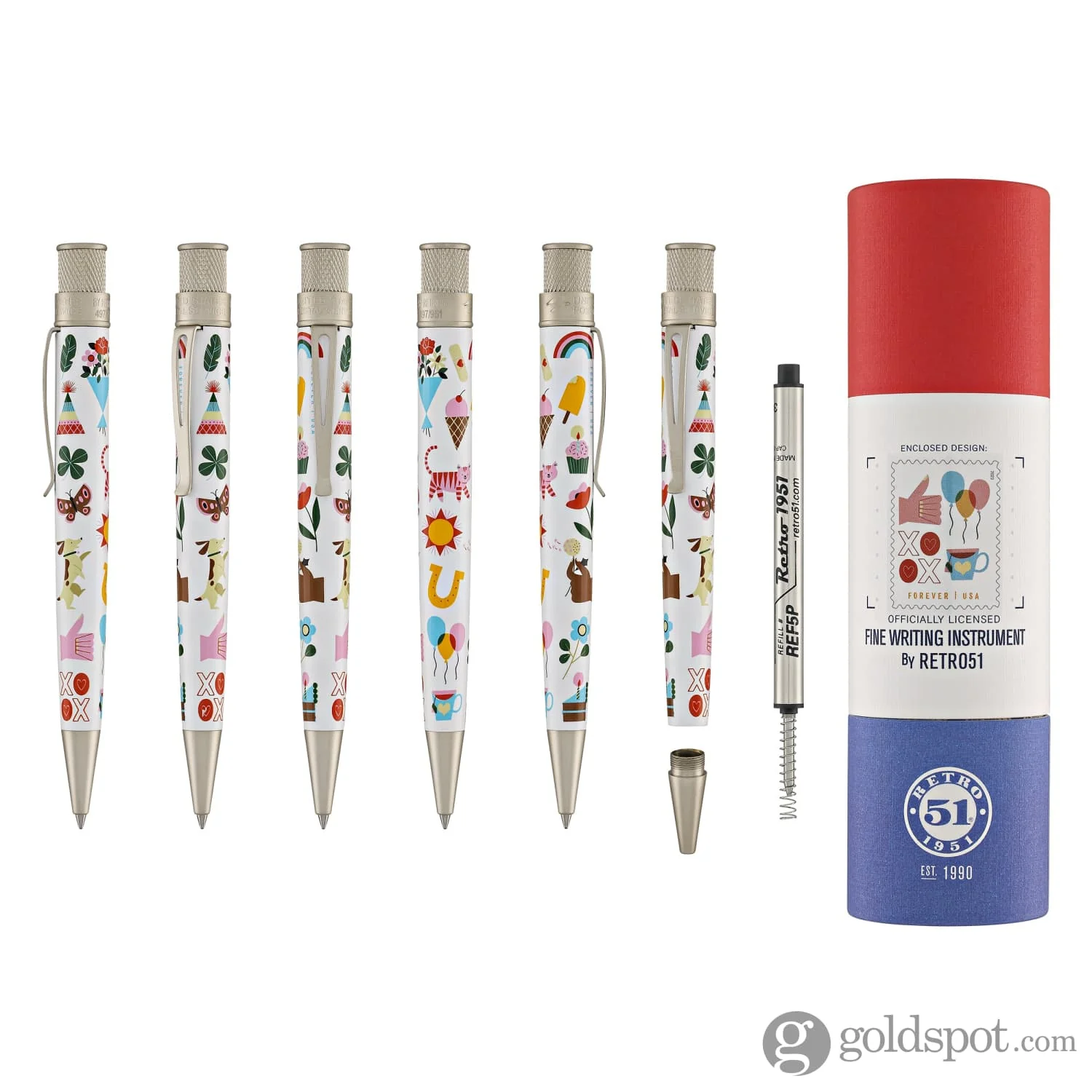 Retro 51 Tornado Rollerball Pen USPS Thinking of You Stamp 2023