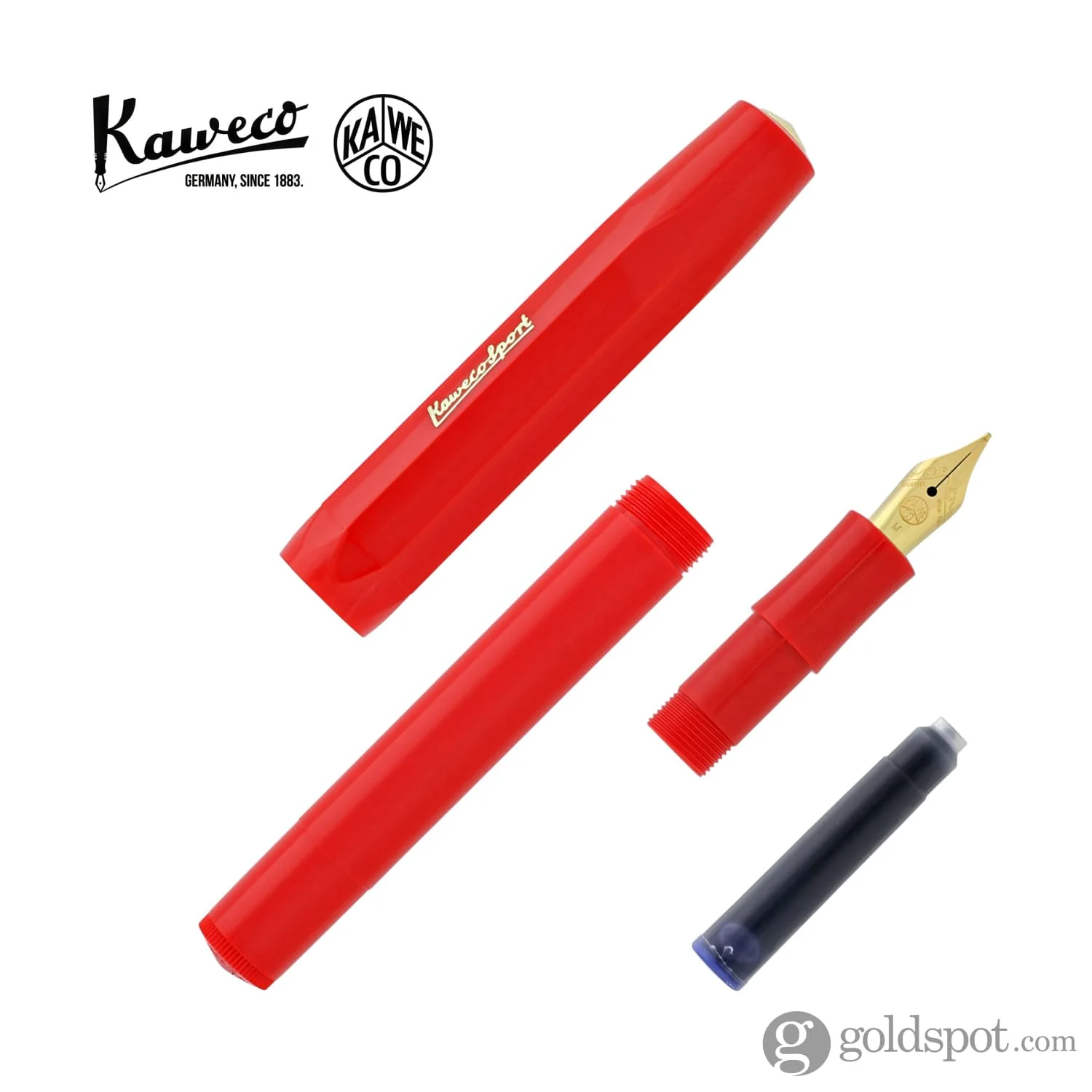 7216-kaweco-classic-sport-fountain-pen-in-red-7.webp Kaweco Classic Sport Fountain Pen in Red