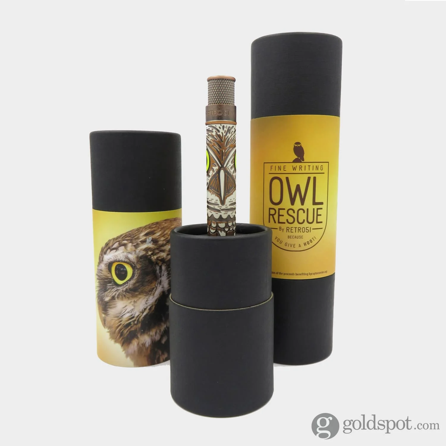 7224-retro-51-tornado-rollerball-pen-in-owl-rescue-10.webp Retro 51 Tornado Rollerball Pen in Owl Rescue