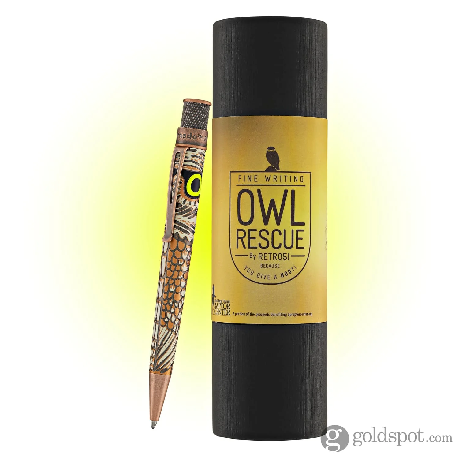 7224-retro-51-tornado-rollerball-pen-in-owl-rescue-6.webp Retro 51 Tornado Rollerball Pen in Owl Rescue