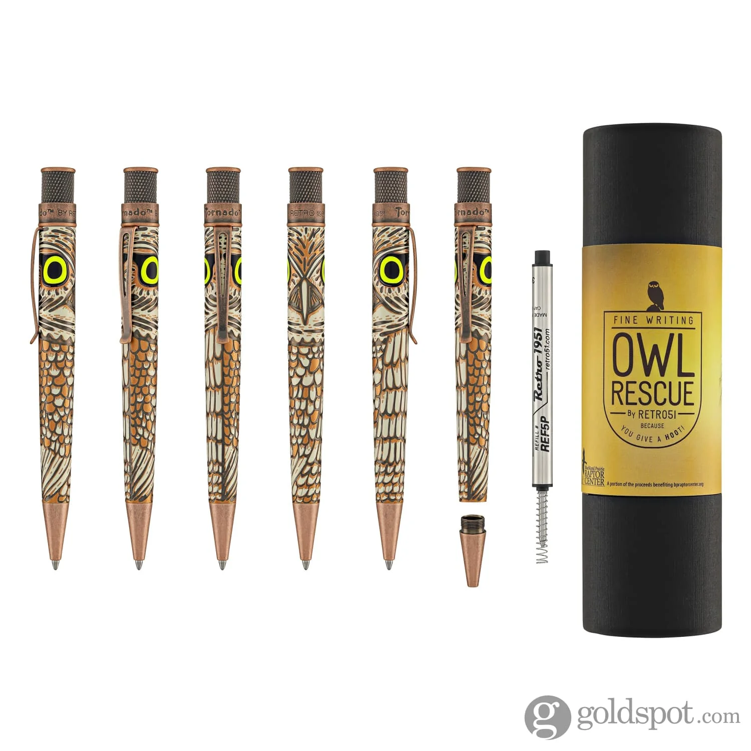 7224-retro-51-tornado-rollerball-pen-in-owl-rescue-8.webp Retro 51 Tornado Rollerball Pen in Owl Rescue