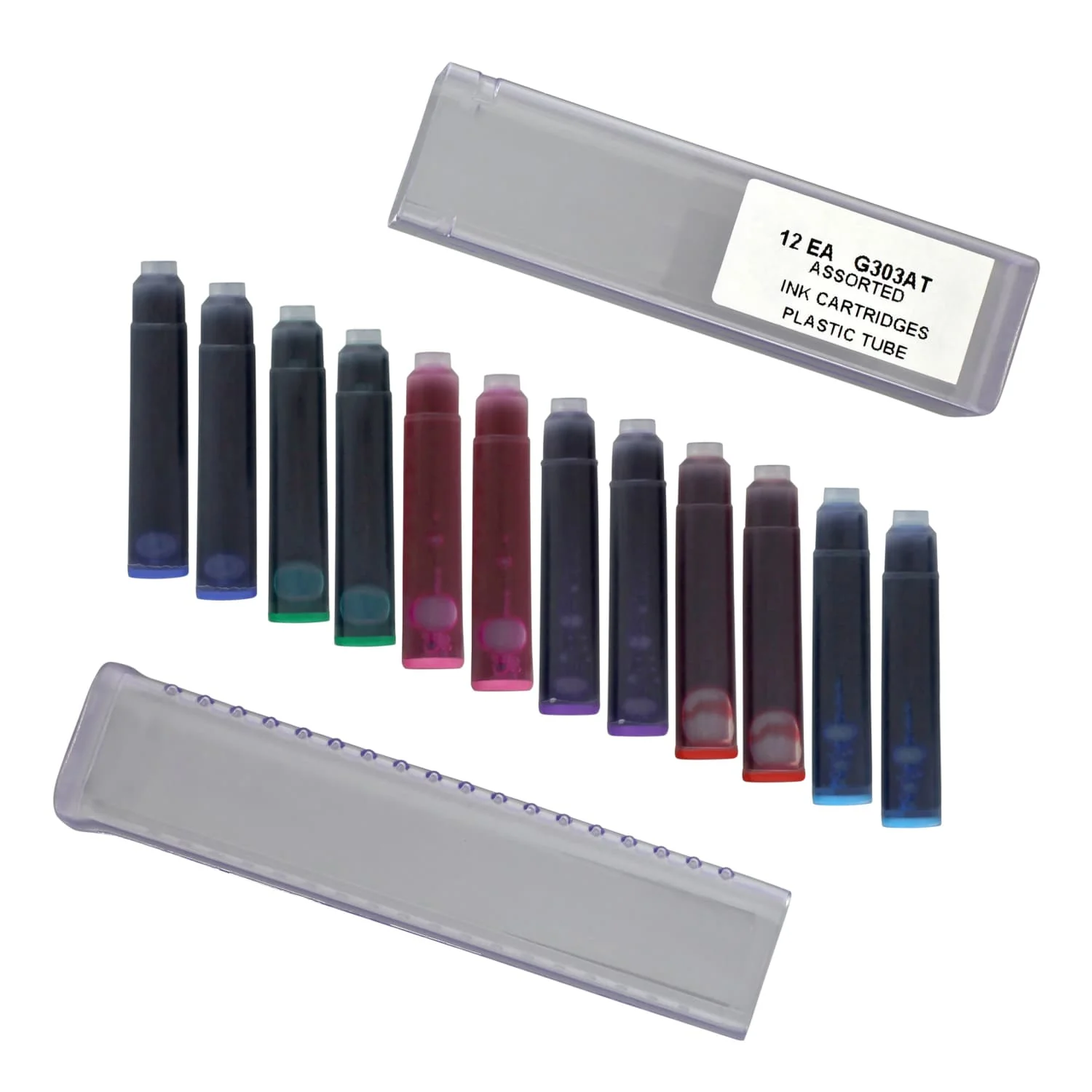 7234-monteverde-international-size-ink-cartridge-assorted-pack-of-12-1.webp Monteverde International Size Ink Cartridge Assorted - Pack of 12