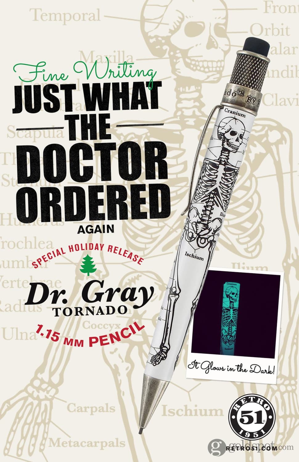 Retro 51 Tornado Mechanical Pencil in Dr. Gray - 1.15 mm