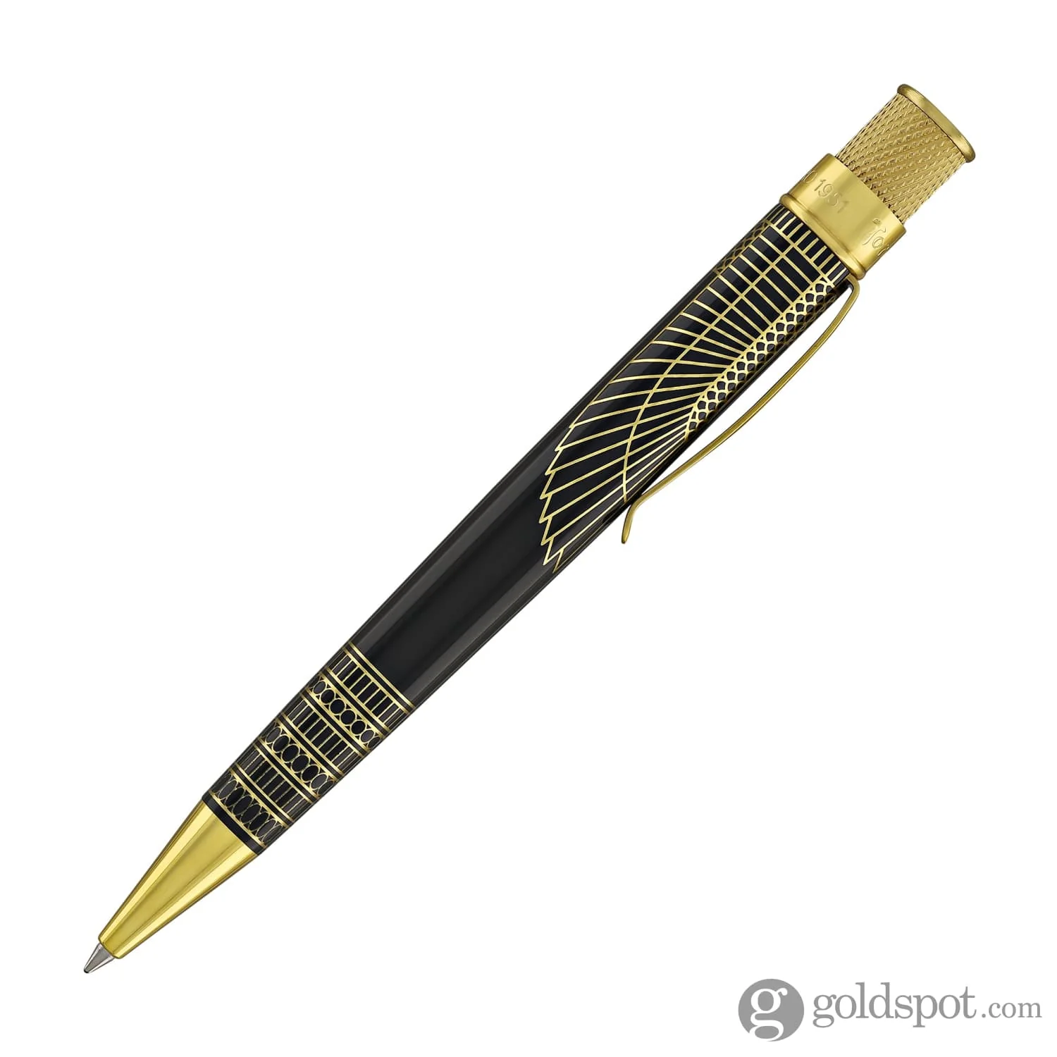 Retro 51 Tornado Vintage Metalsmith Rollerball Pen in Cleopatra