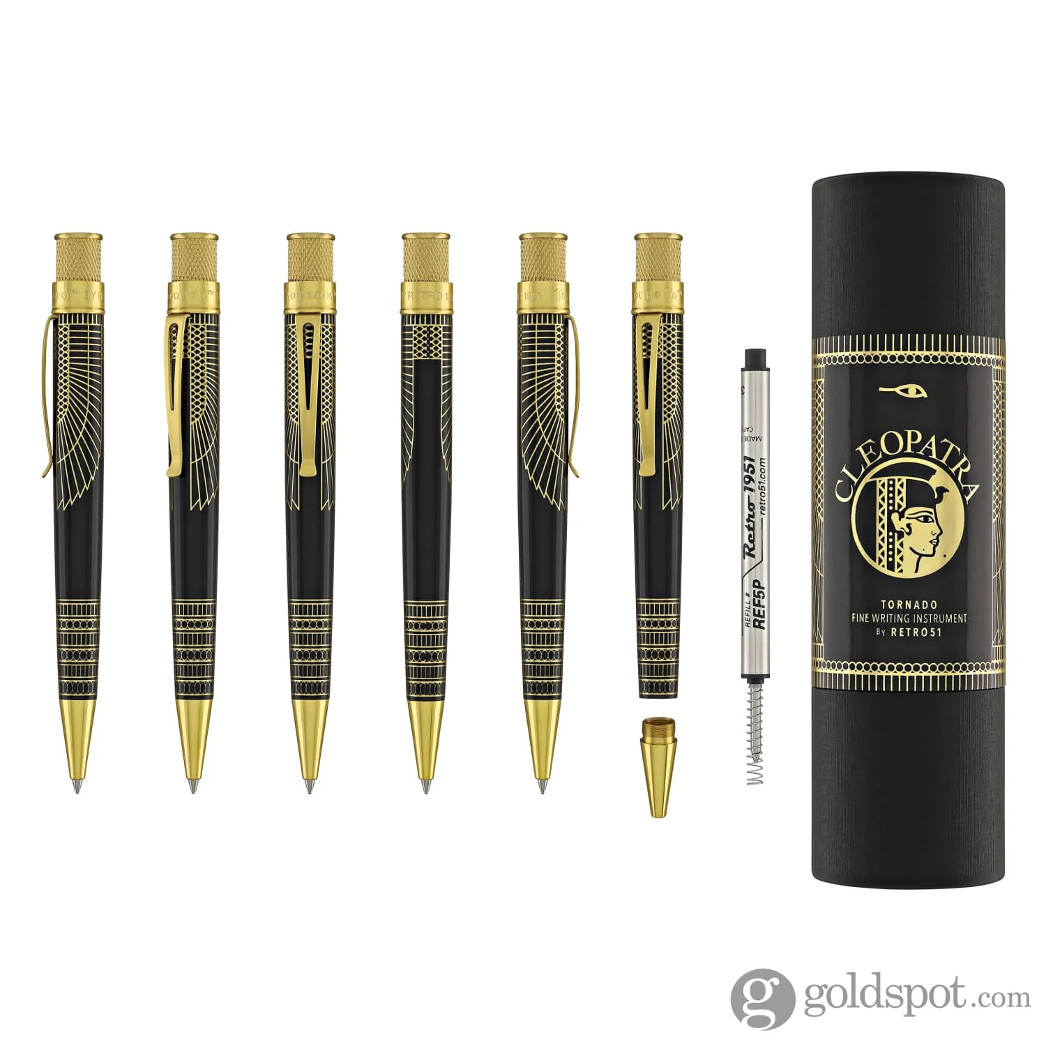 Retro 51 Tornado Vintage Metalsmith Rollerball Pen in Cleopatra