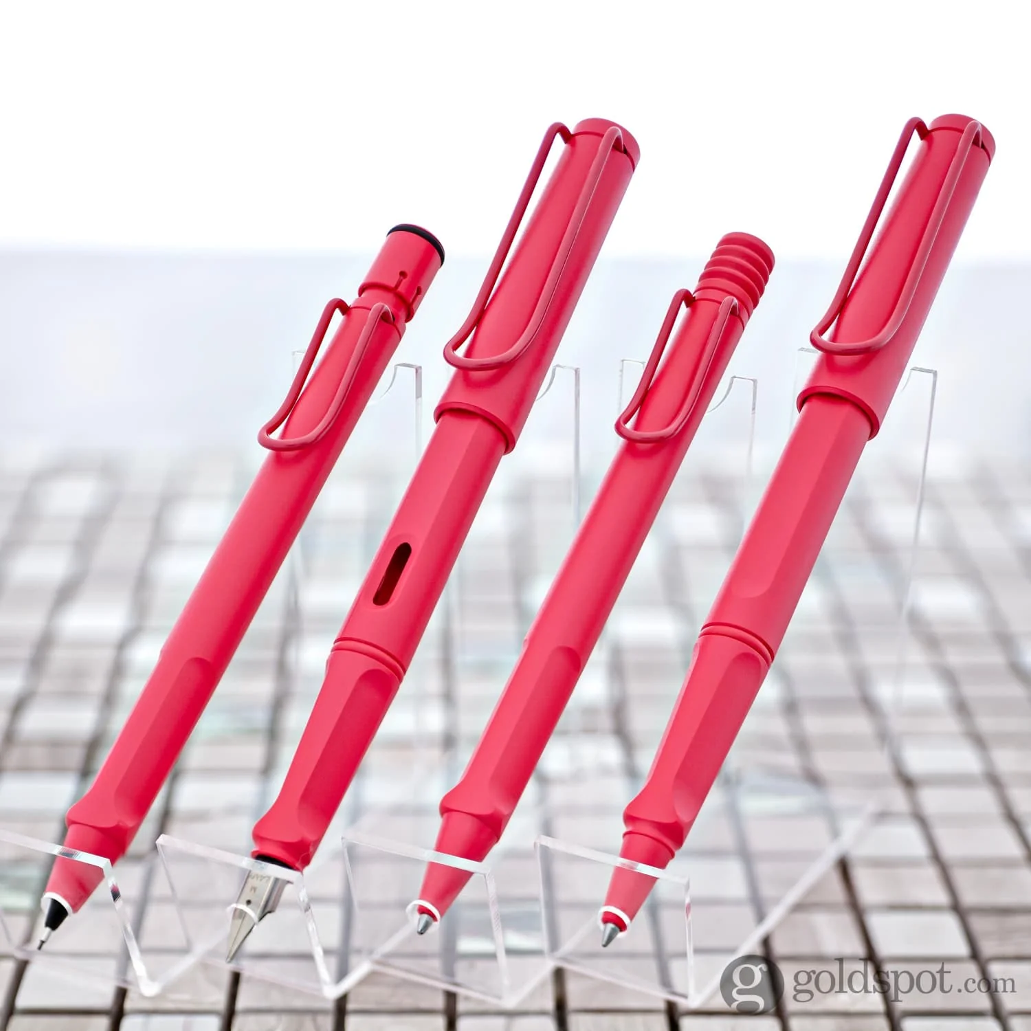 Lamy Safari Ballpoint Pen in Sunset Coral