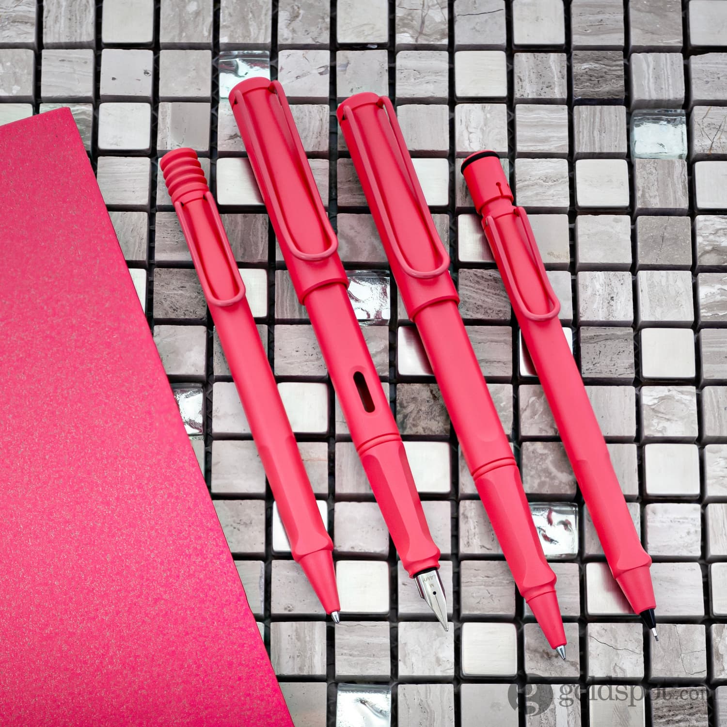 Lamy Safari Ballpoint Pen in Sunset Coral