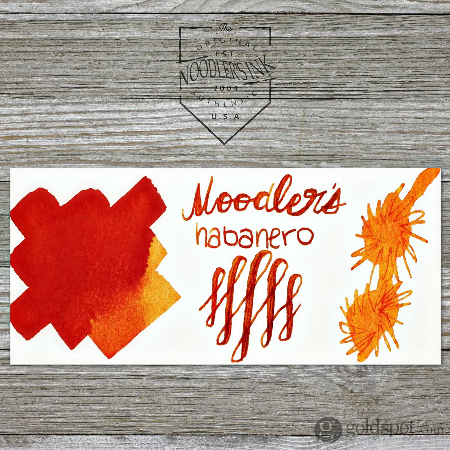 Noodler's Habanero Fountain Pen Ink - 3oz Bottle