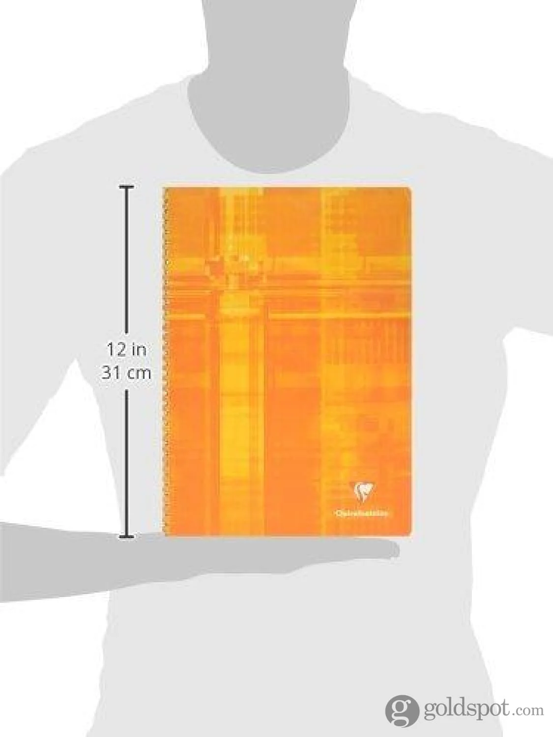 Single Clairefontaine Wirebound Ruled with Margin Notebook - Assorted Color - 8.25 x 11.75