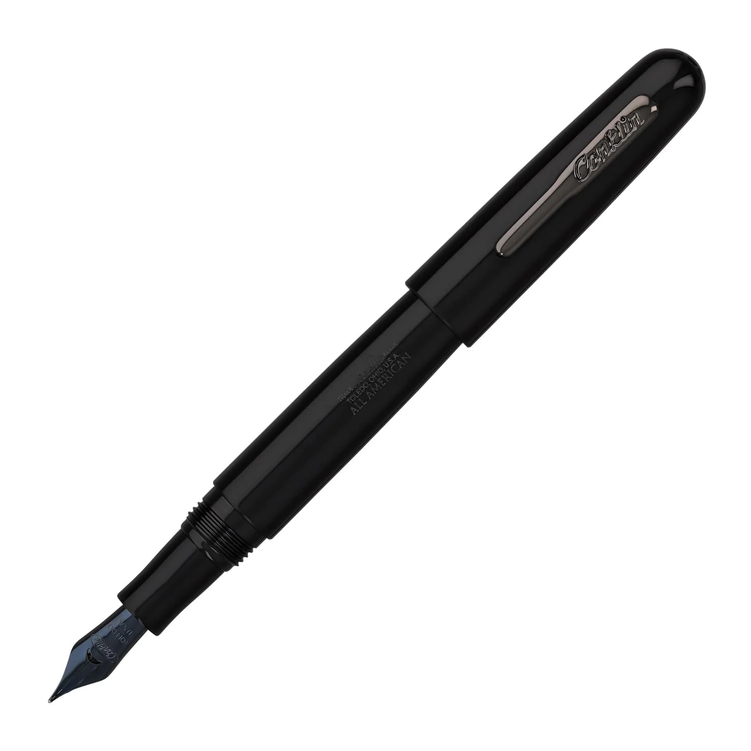 7319-conklin-all-american-fountain-pen-in-raven-black-1.webp Conklin All American Fountain Pen in Raven Black