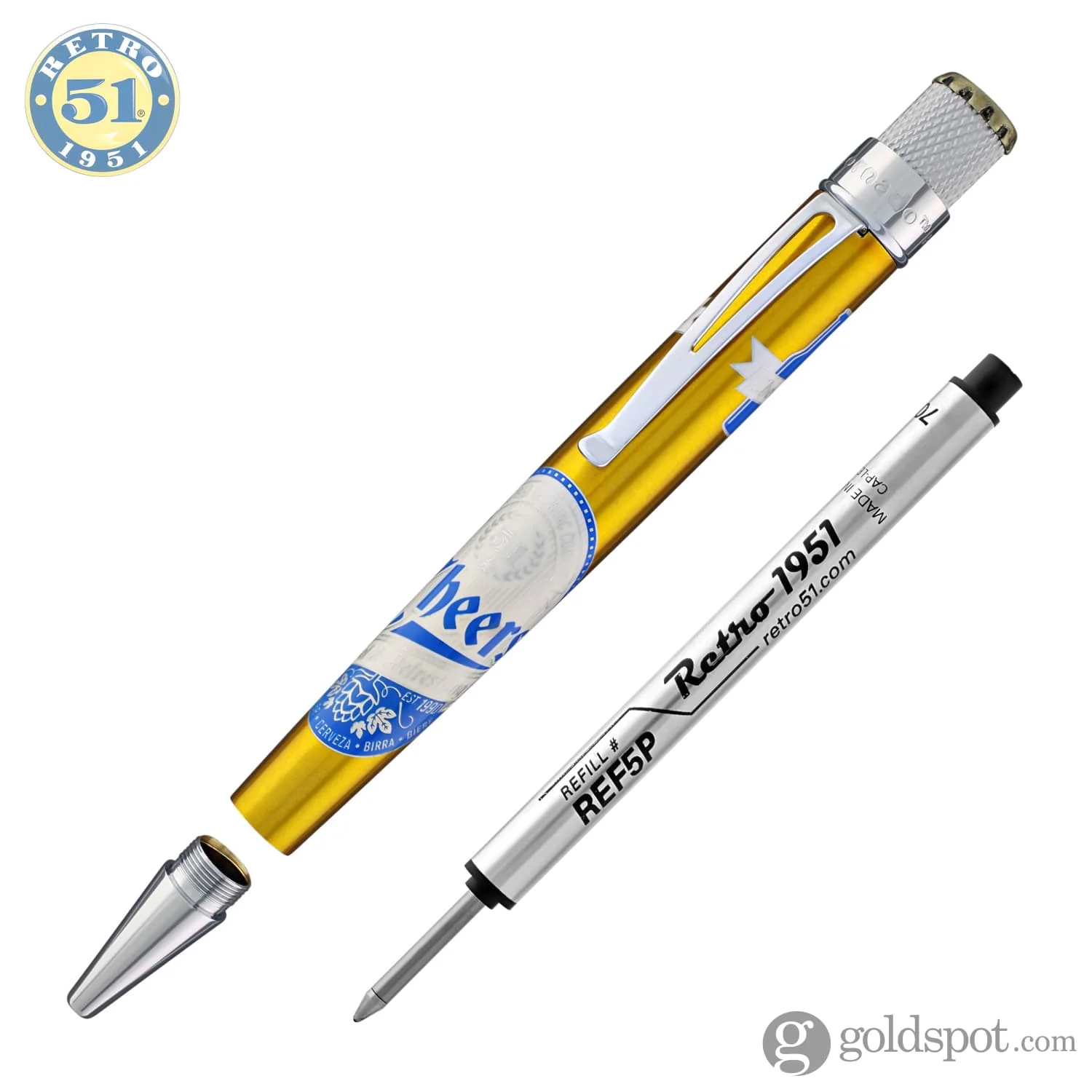 7338-retro-51-tornado-speakeasy-rollerball-pen-in-cheers-beer-5.webp Retro 51 Tornado Speakeasy Rollerball Pen in Cheers (Beer)