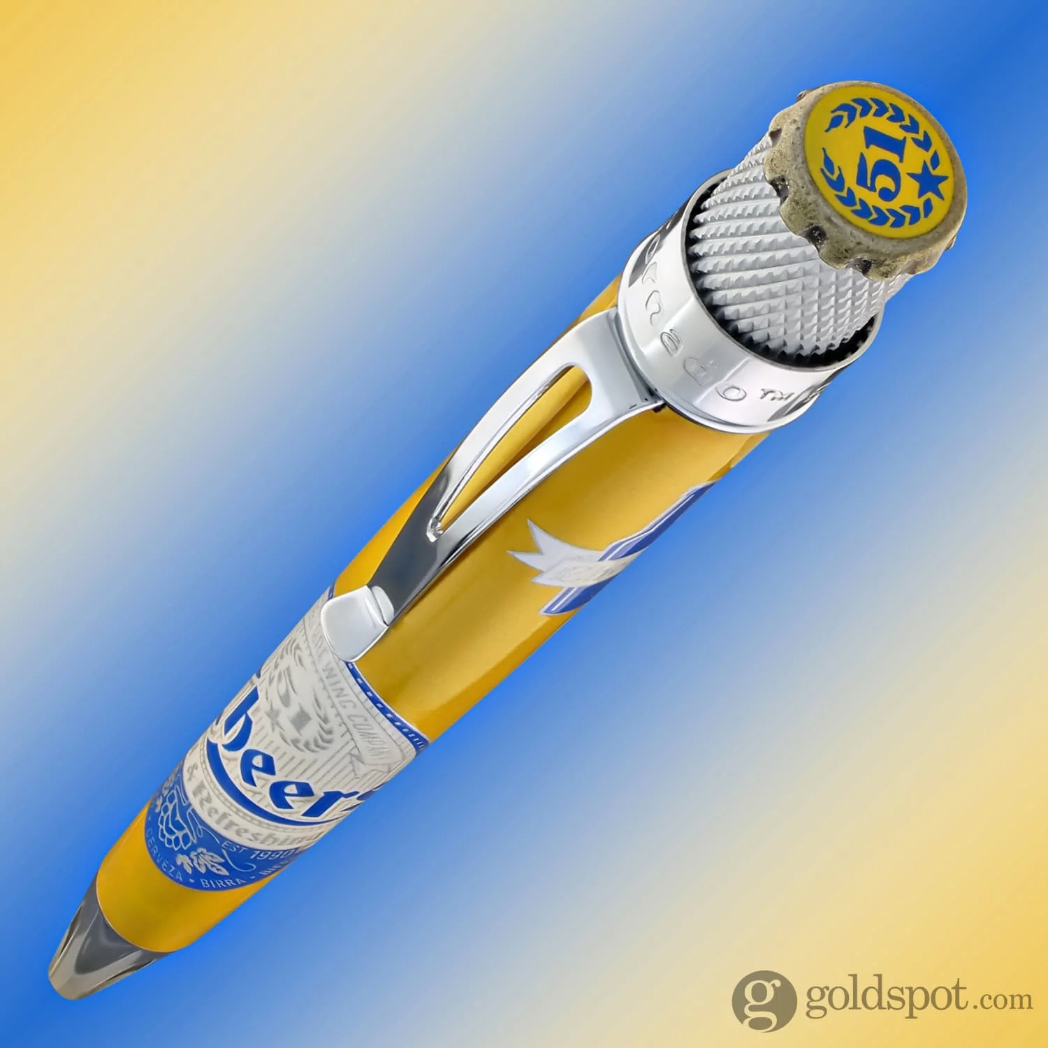 7338-retro-51-tornado-speakeasy-rollerball-pen-in-cheers-beer-6.webp Retro 51 Tornado Speakeasy Rollerball Pen in Cheers (Beer)