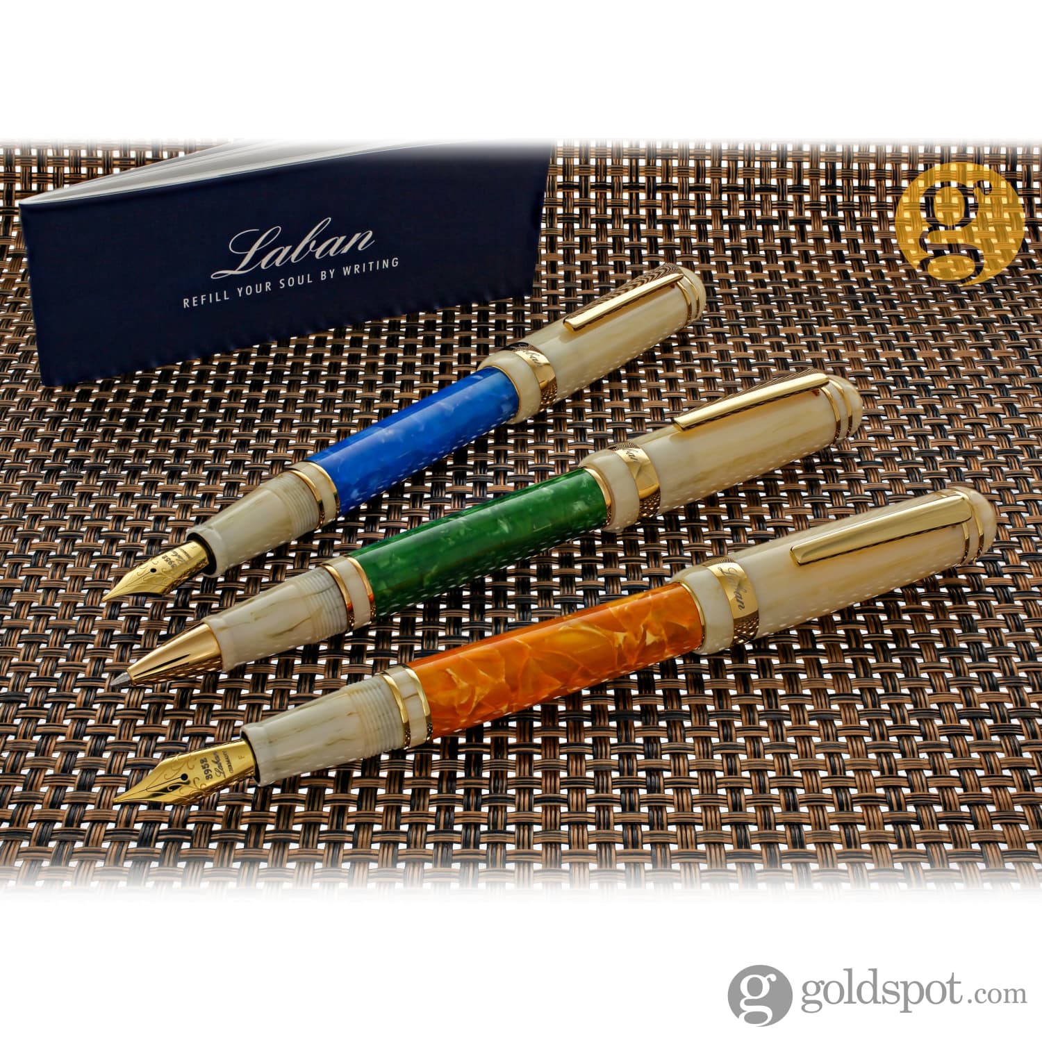 Laban 325 Fountain Pen in Sun Orange