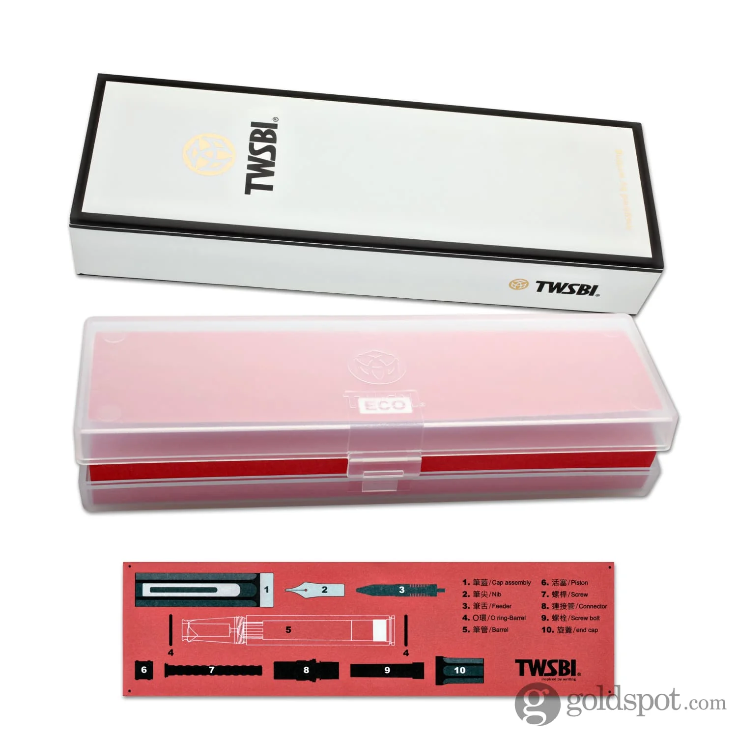 7373-twsbi-eco-fountain-pen-in-white-rose-gold-9.webp TWSBI Eco Fountain Pen in White Rose Gold
