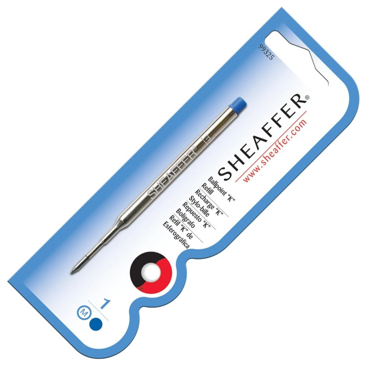 7379-sheaffer-k-type-ballpoint-pen-refill-in-blue-medium-point-1.webp Sheaffer "K" Type Ballpoint Pen Refill in Blue - Medium Point