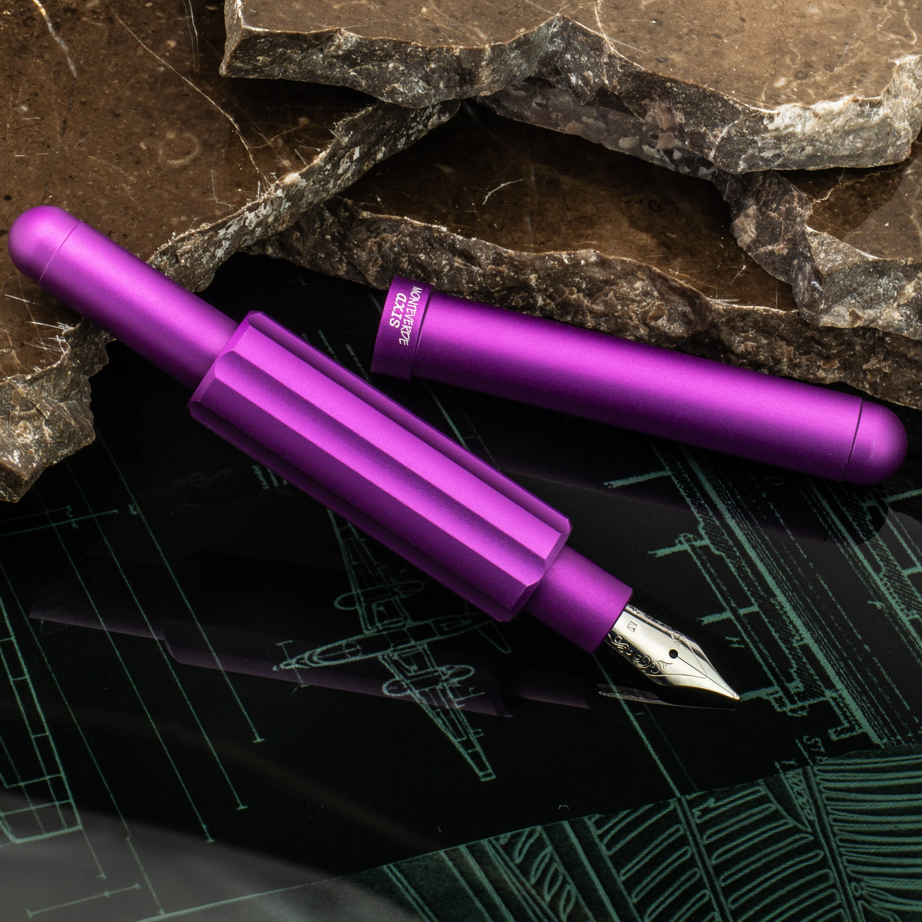 739-monteverde-axis-fountain-pen-in-matte-purple-8.webp Monteverde Axis Fountain Pen in Matte Purple