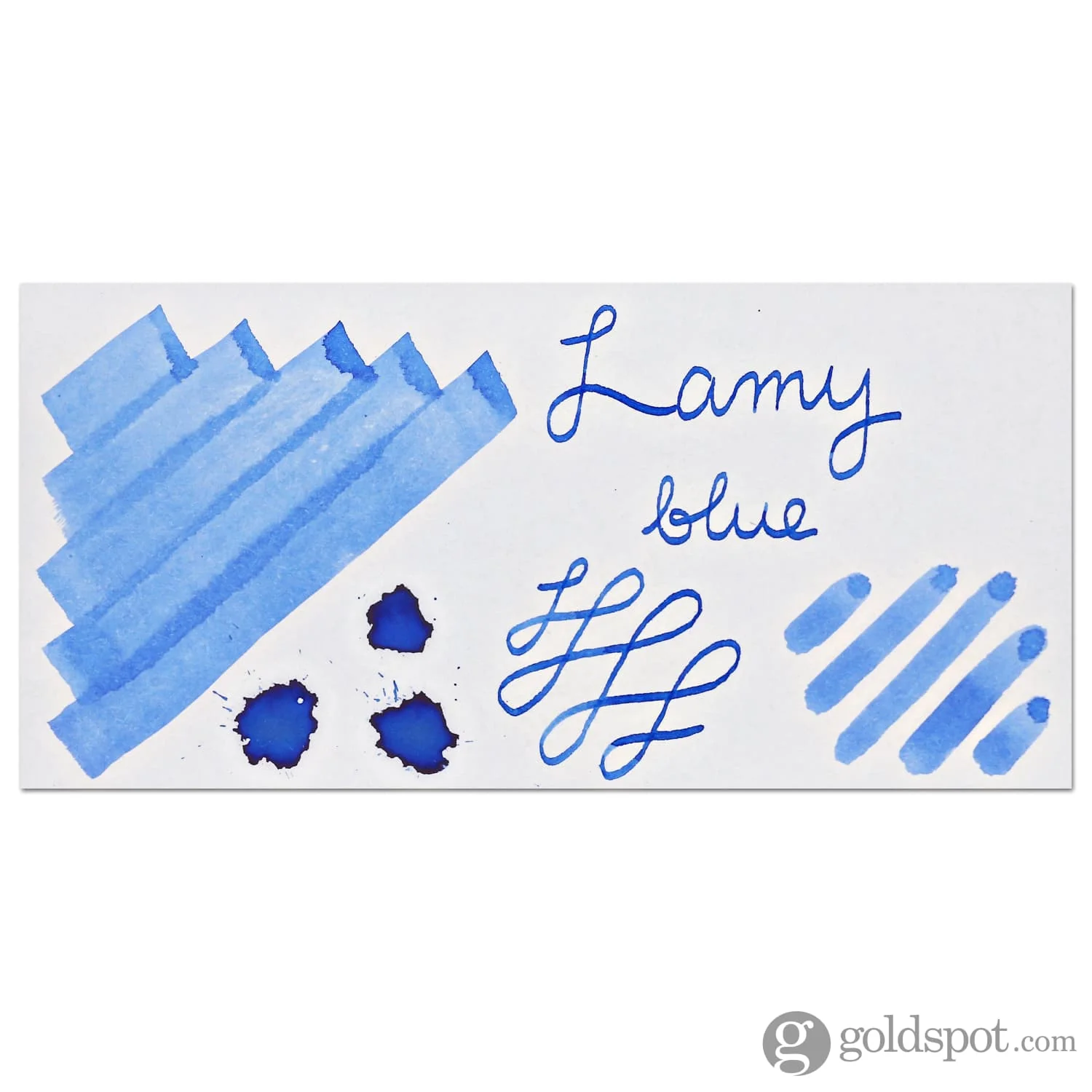 Lamy Bottled Ink in Blue with Blotting Paper - 50 mL