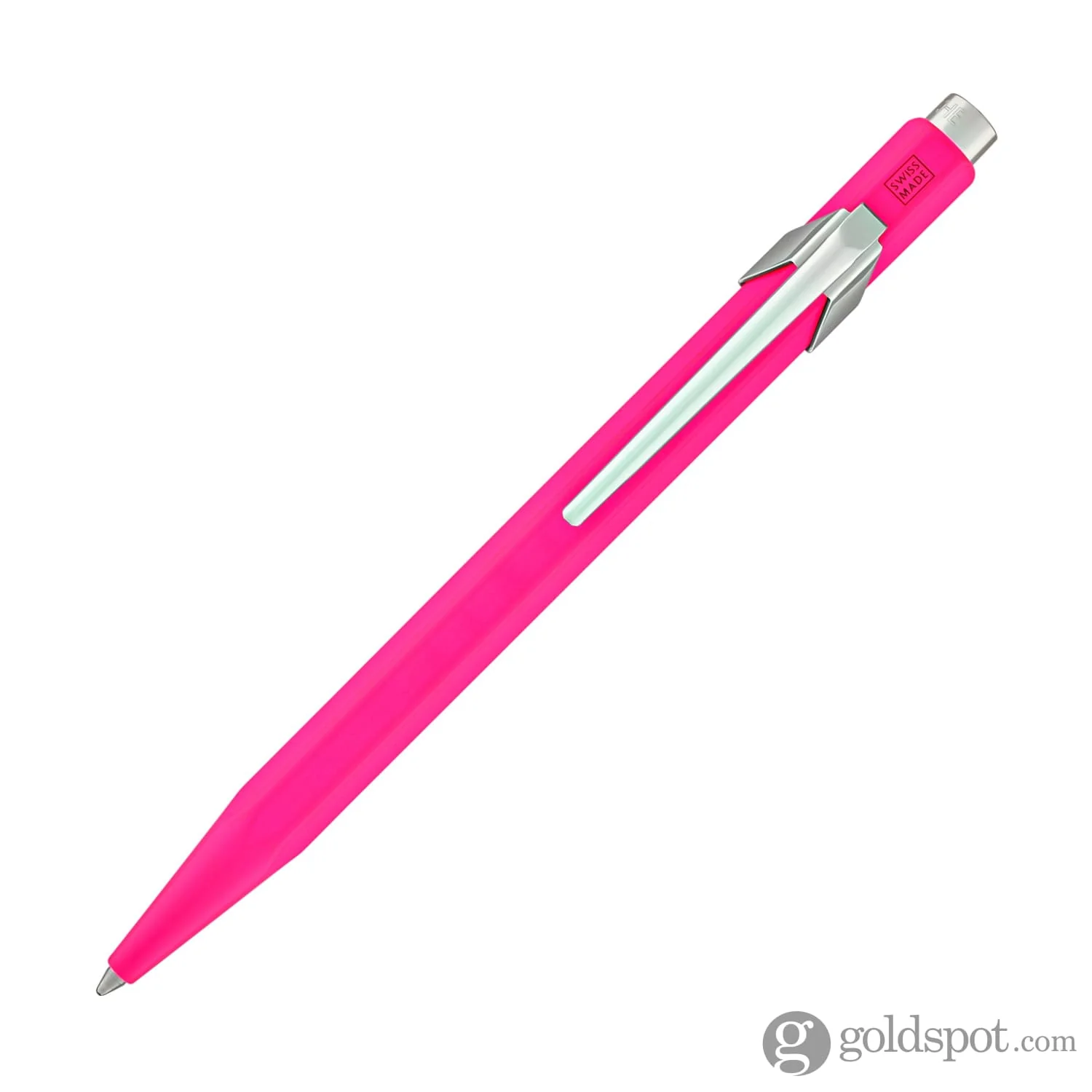 Caran d'Ache 849 Metal Ballpoint Pen in Fluorescent Pink