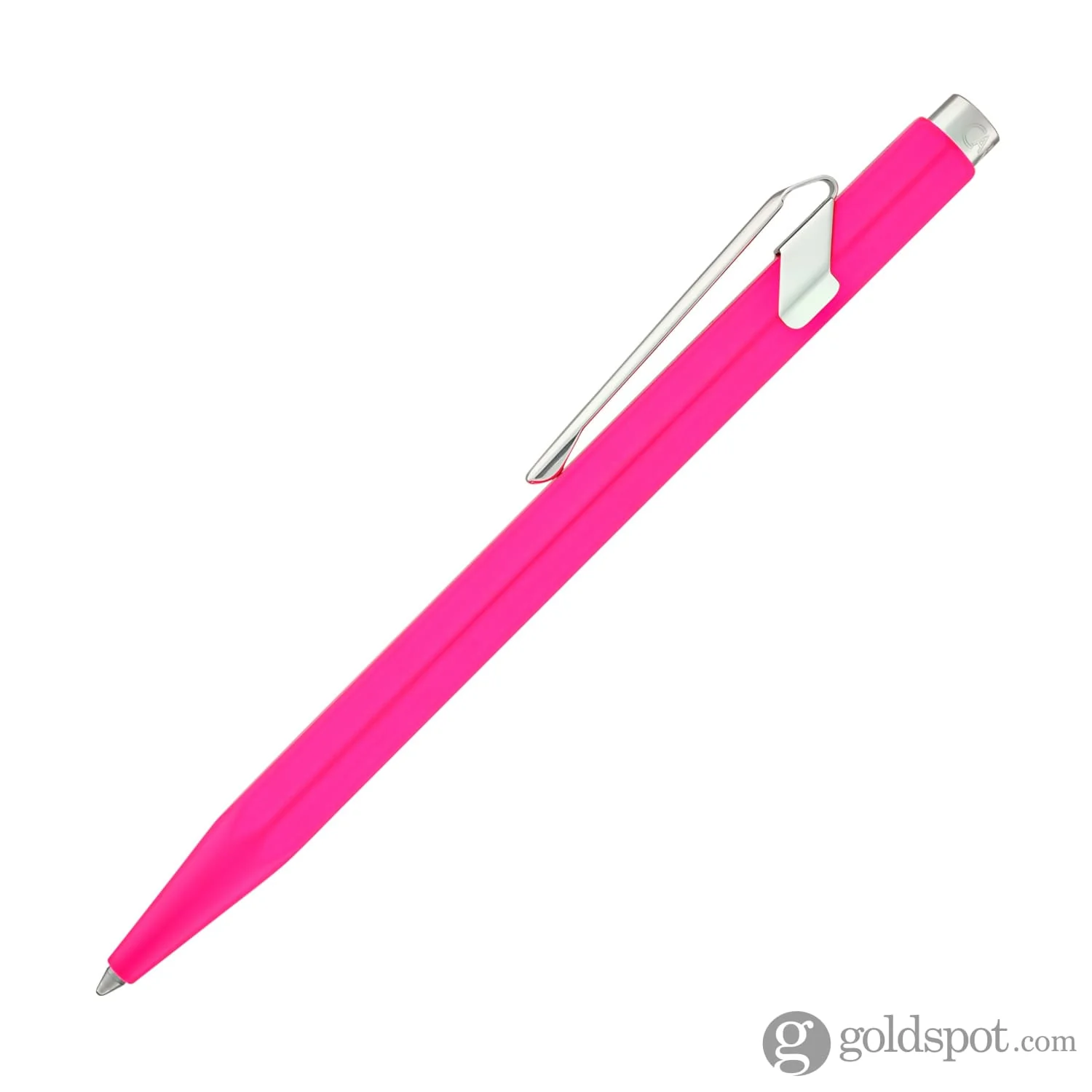 Caran d'Ache 849 Metal Ballpoint Pen in Fluorescent Pink