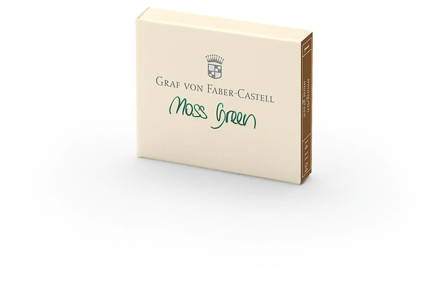 7397-graf-von-faber-castell-ink-cartridges-in-moss-green-pack-of-6-1.webp Graf von Faber-Castell Ink Cartridges in Moss Green - Pack of 6