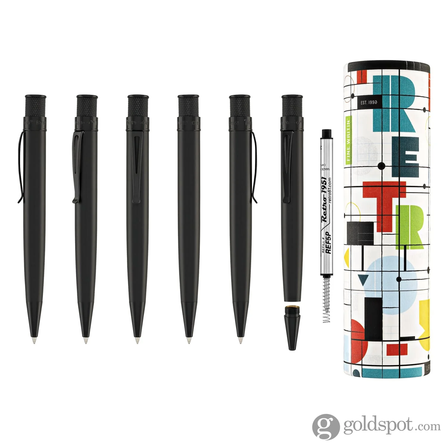 7450-retro-51-tornado-deluxe-black-stealth-rollerball-pen-7.webp Retro 51 Tornado Deluxe Black Stealth Rollerball Pen