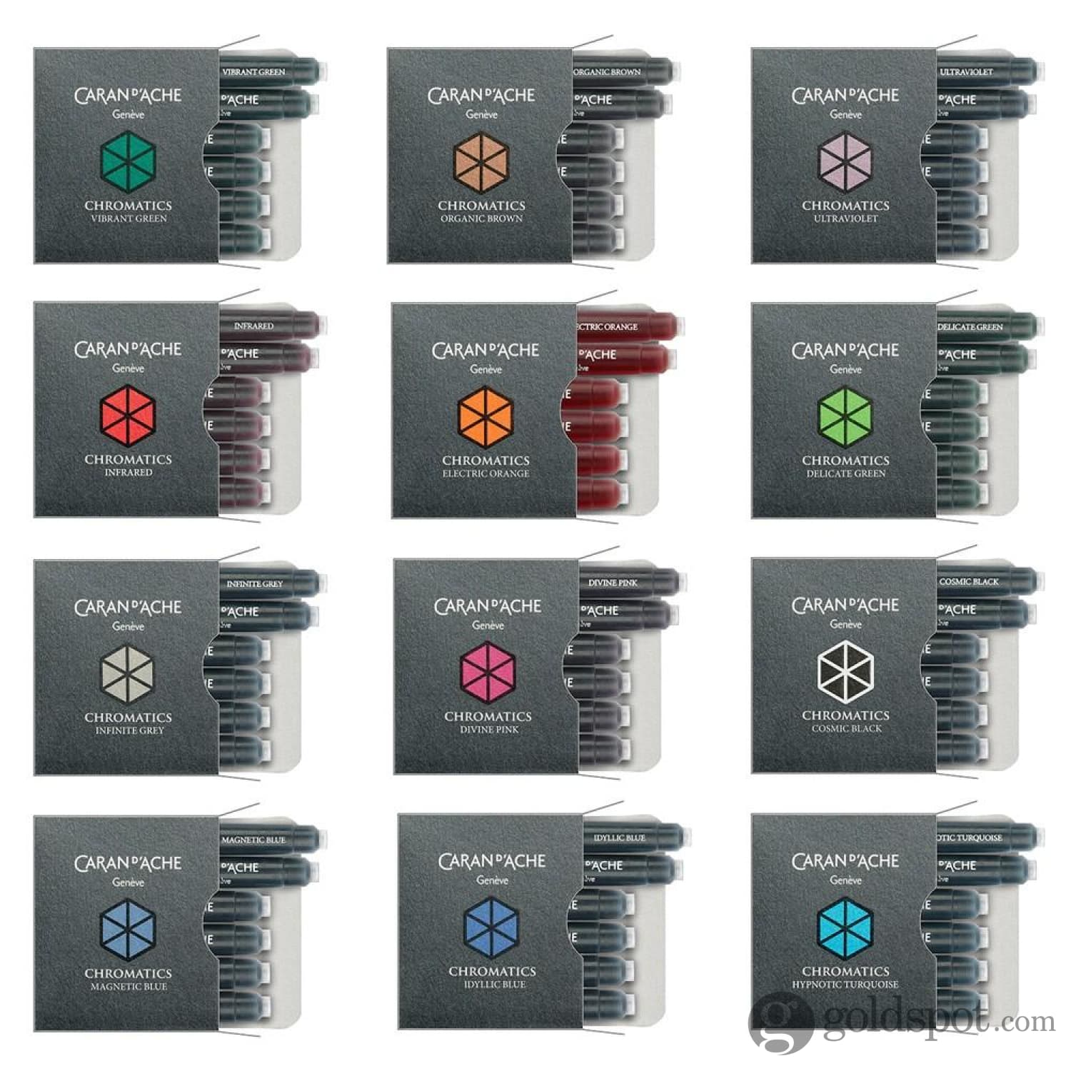 7463-caran-d-ache-chromatics-ink-cartridges-in-cosmic-black-pack-of-6-2.jpg Caran d'Ache Chromatics Ink Cartridges in Cosmic Black - Pack of 6