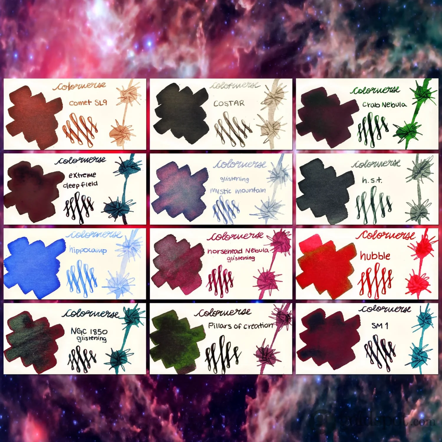 7466-colorverse-eye-on-the-universe-bottled-ink-in-extreme-deep-field-and-ngc-1850-glistening-2-bottle-set-65ml-15ml-5.webp Colorverse Eye on the Universe Bottled Ink in Extreme Deep Field and NGC 1850 Glistening - 2 Bottle Set (65ml+15ml)