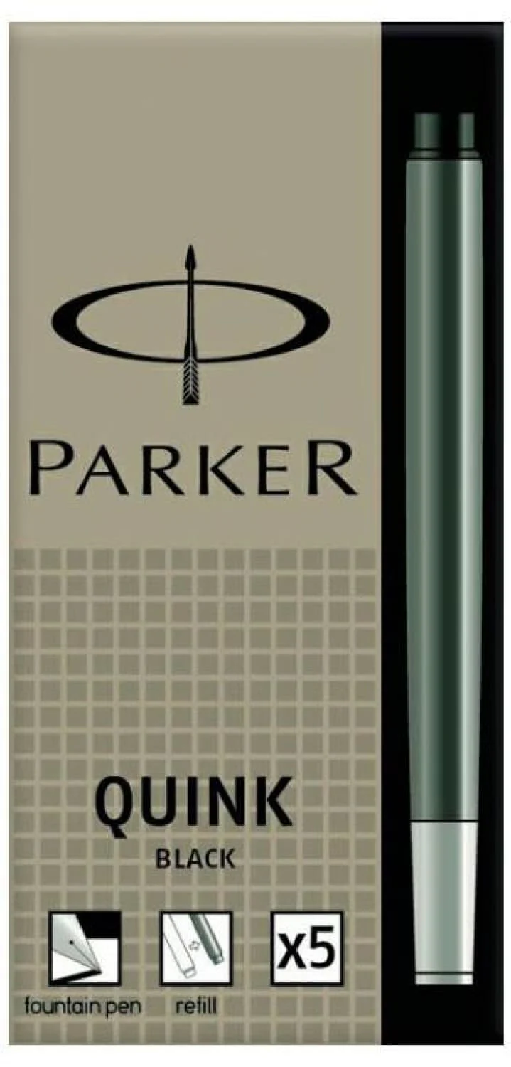 7477-parker-quink-ink-cartridges-in-permanent-black-5-pack-30110-1.webp Parker Quink Ink Cartridges in Permanent Black - 5 Pack - 30110