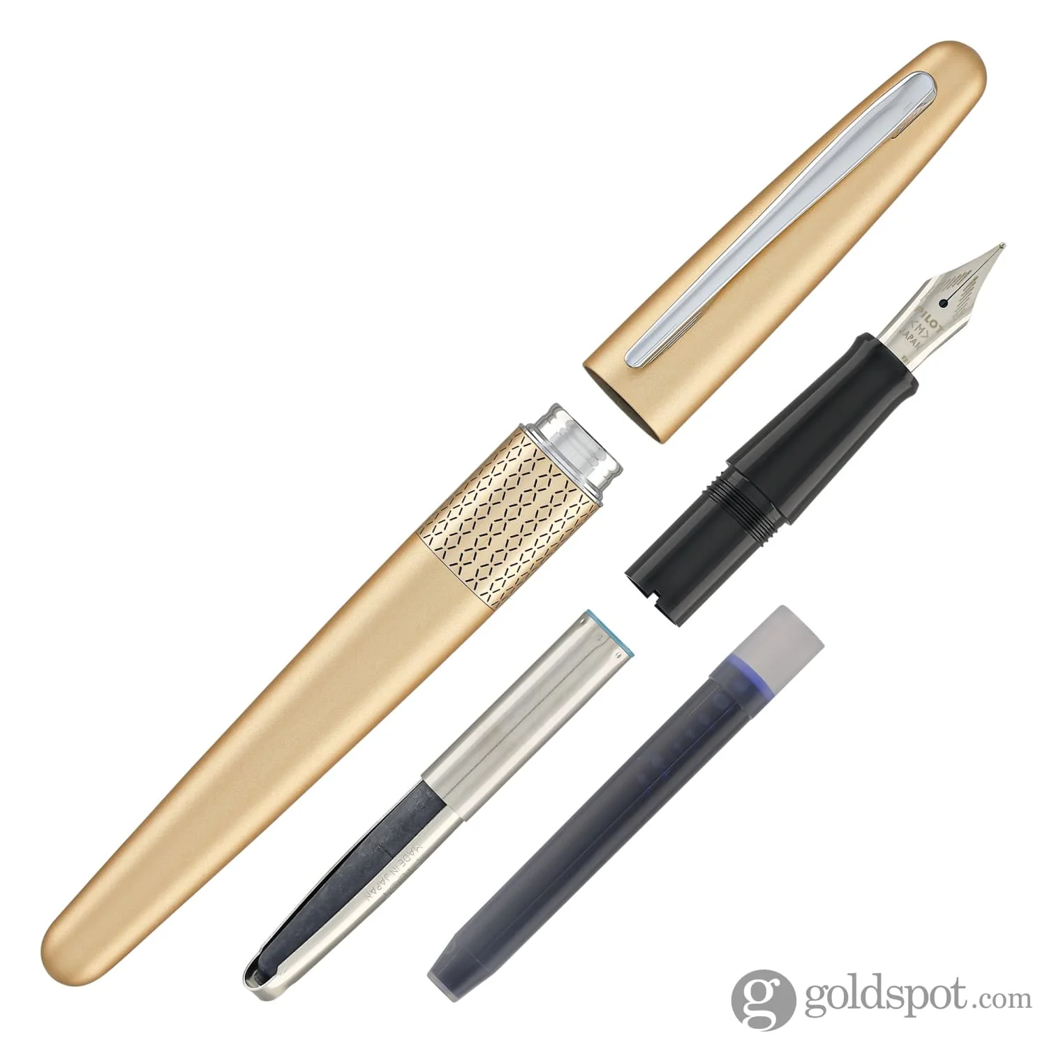7481-pilot-metropolitan-zig-zag-gold-fountain-pen-medium-point-7.webp Pilot Metropolitan Zig Zag Gold Fountain Pen - Medium Point