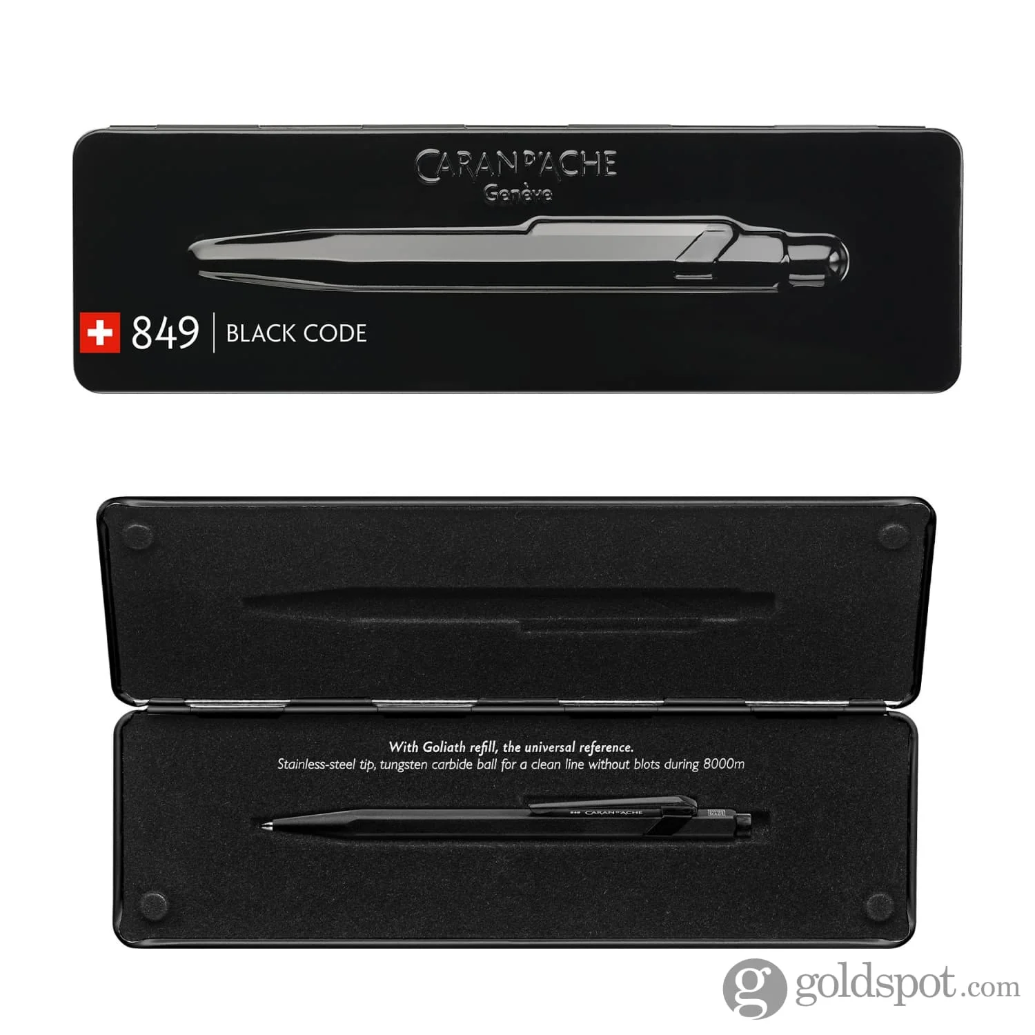 7499-caran-d-ache-849-ballpoint-pen-in-black-code-3.webp Caran d'Ache 849 Ballpoint Pen in Black Code