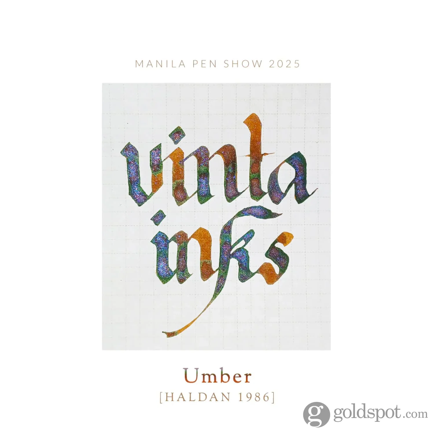 Vinta Inks Special Edition Bottled Ink in Umber [Haldan 1986] - 30mL