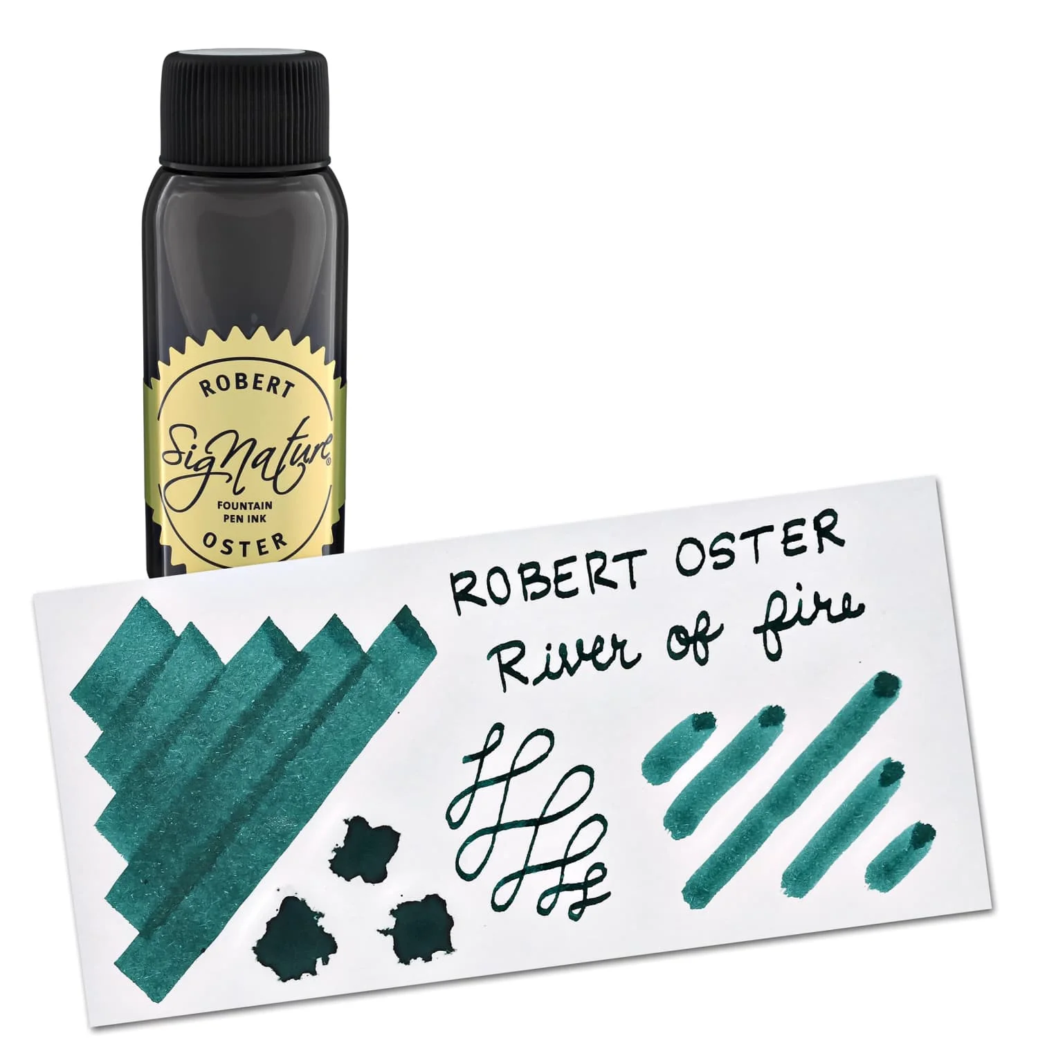 7509-robert-oster-bottled-ink-in-river-of-fire-teal-50-ml-1.webp Robert Oster Bottled Ink in River of Fire Teal - 50 mL