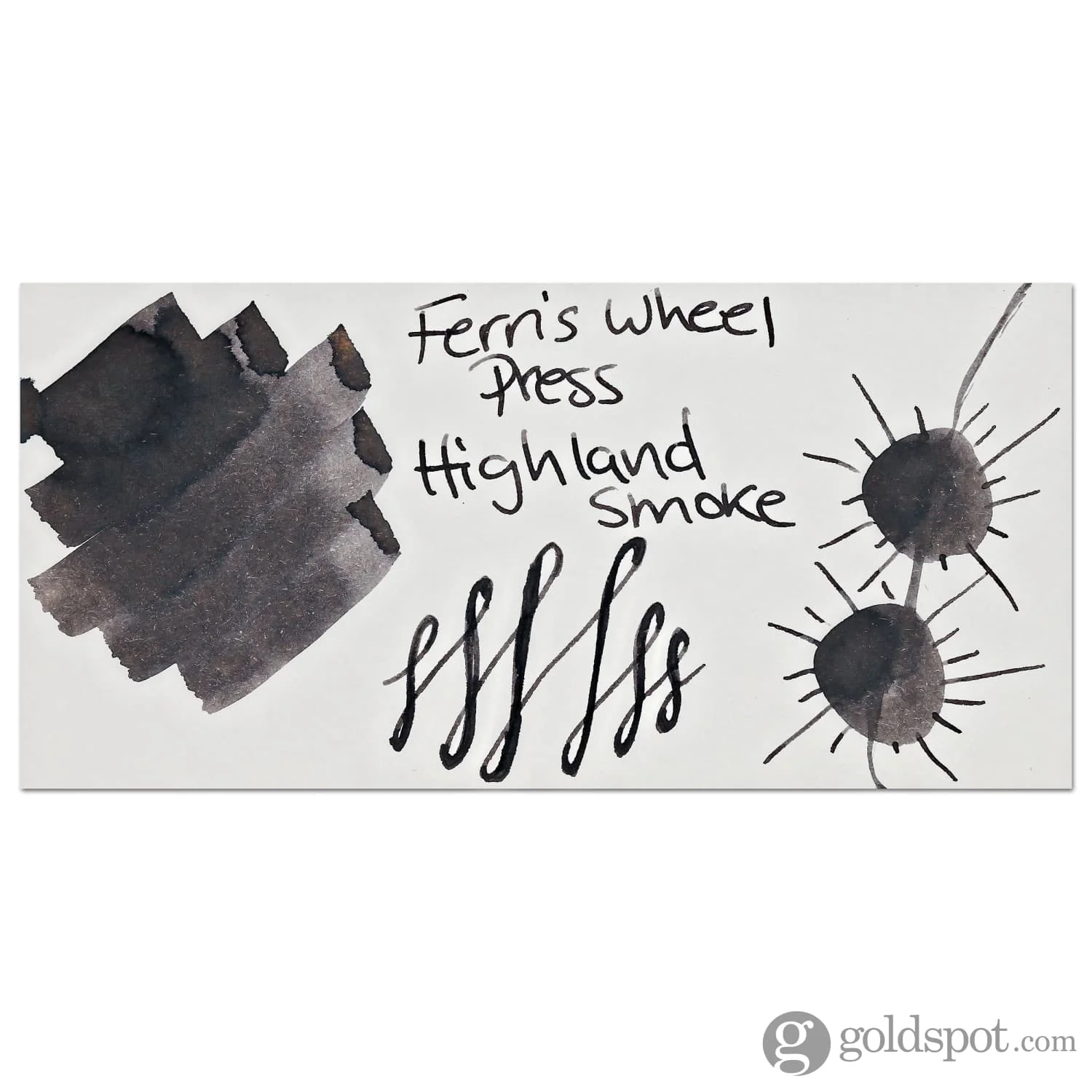 Ferris Wheel Press in Highland Smoke Bottled Ink - 10 mL