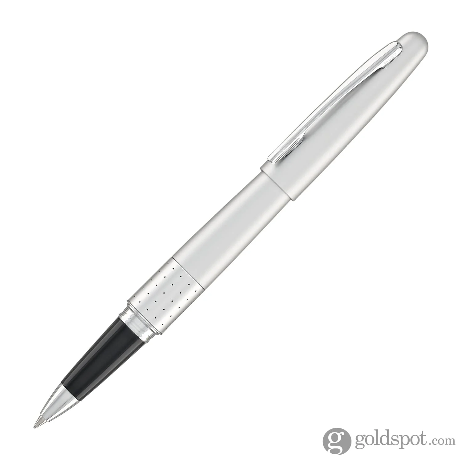 Pilot Metropolitan Rollerball Pen in Silver with Dot Design