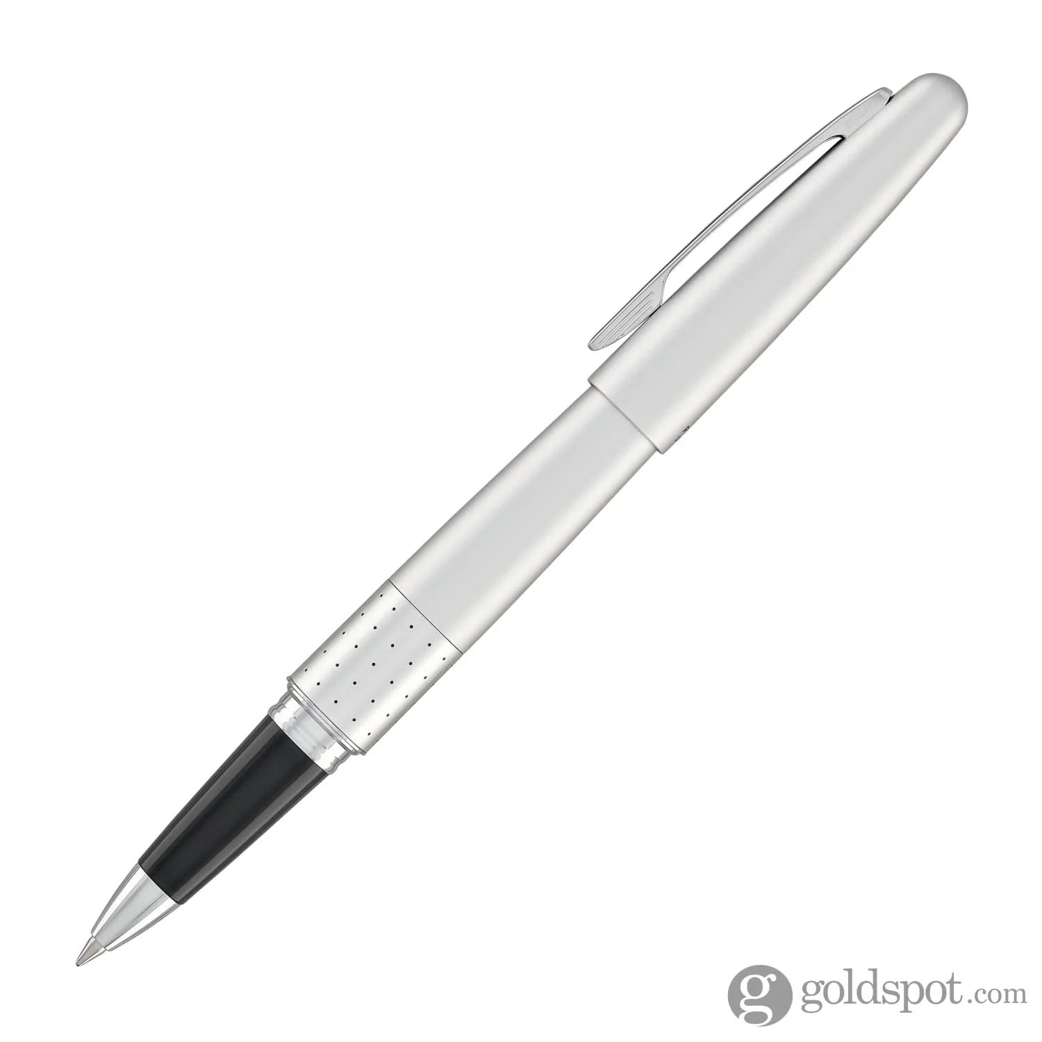 Pilot Metropolitan Rollerball Pen in Silver with Dot Design