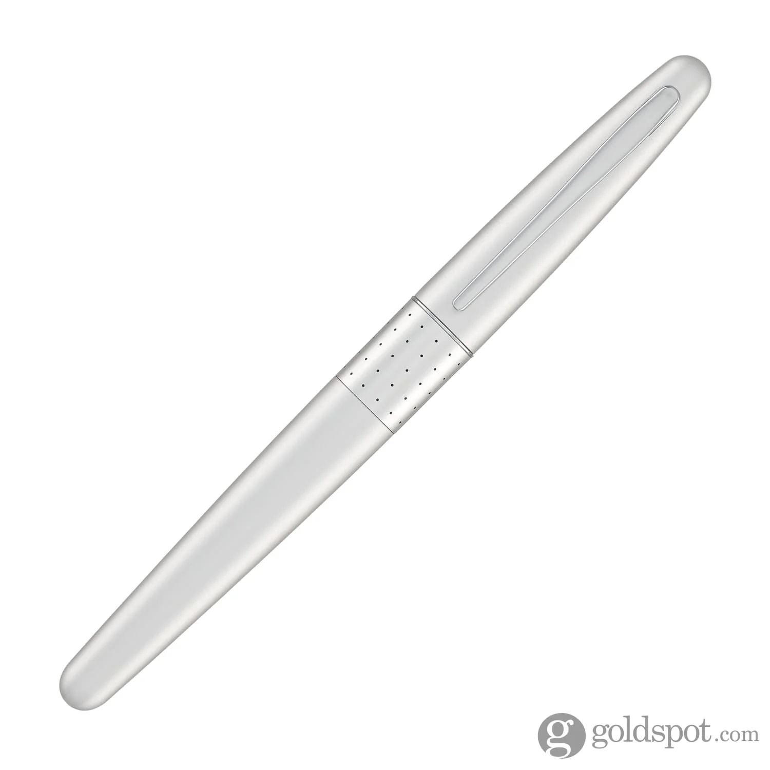 Pilot Metropolitan Rollerball Pen in Silver with Dot Design