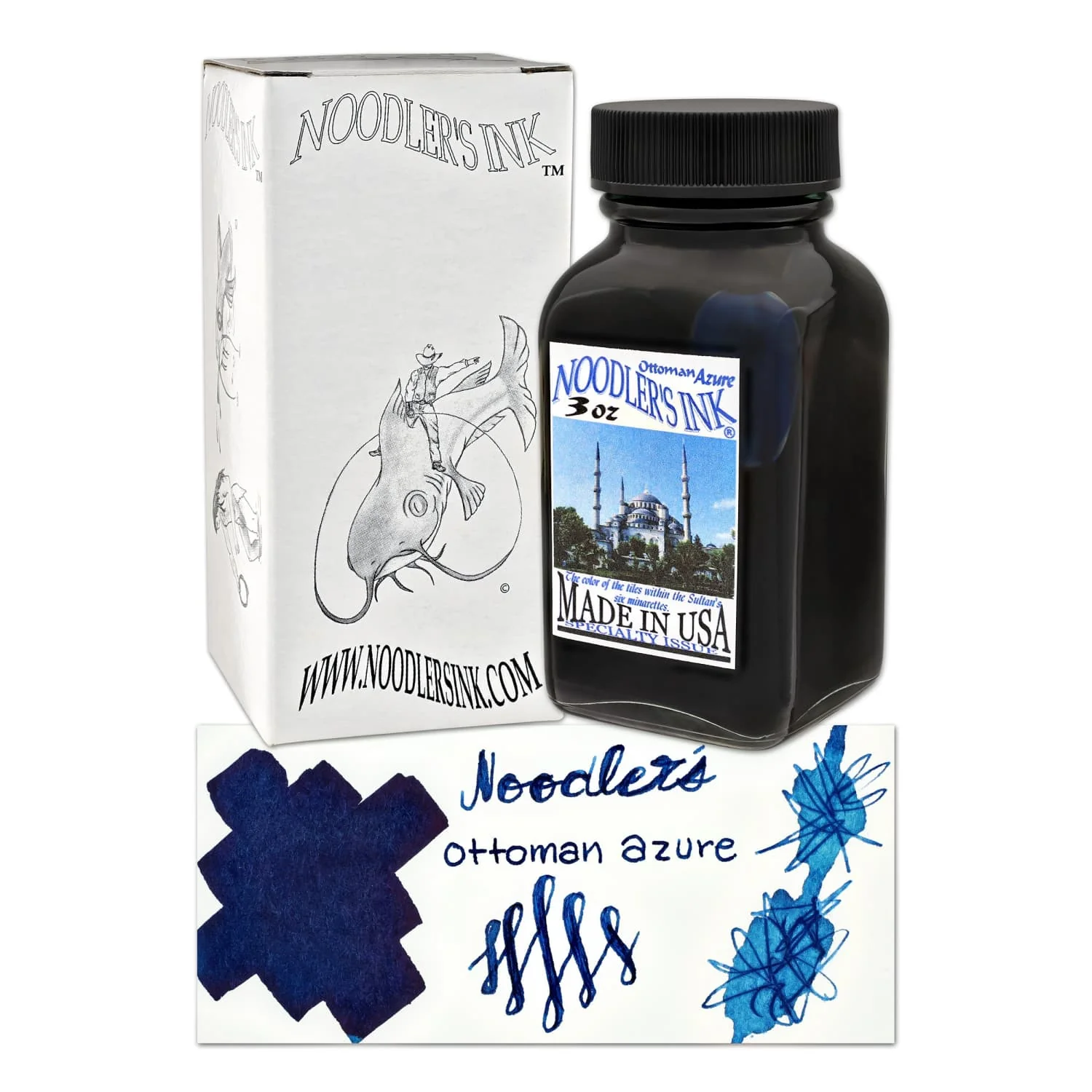 7523-noodler-s-azure-fountain-pen-ink-3oz-bottle-1.webp Noodler's Azure Fountain Pen Ink - 3oz Bottle