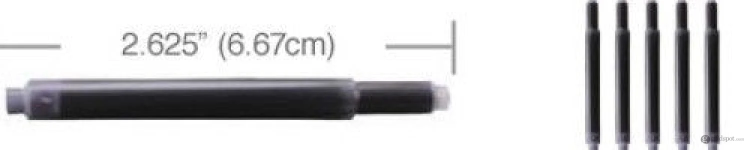 7526-lamy-fountain-ink-cartridges-in-black-by-monteverde-pack-of-5-2.webp Lamy Fountain Ink Cartridges in Black by Monteverde - Pack of 5