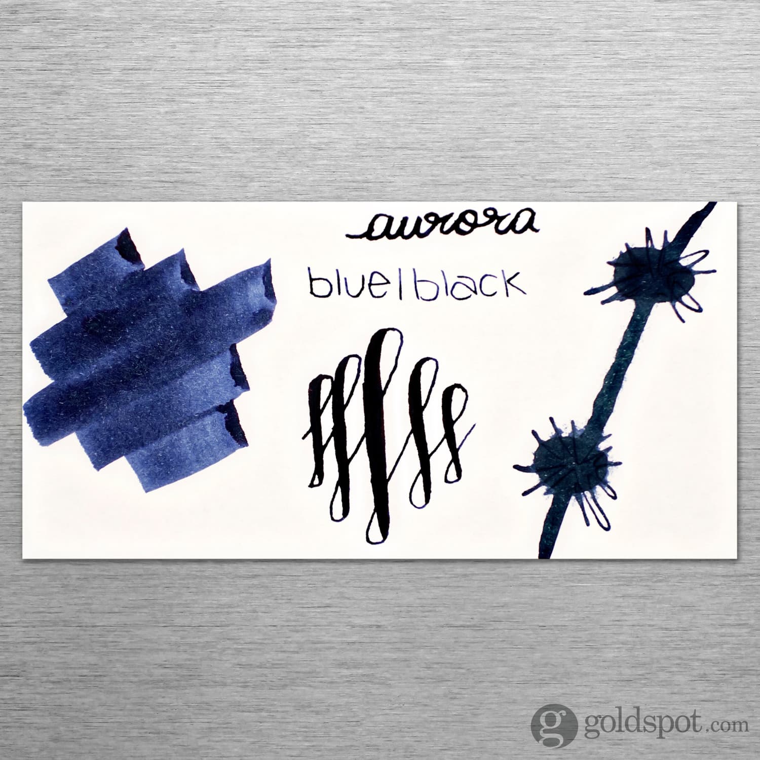 7559-aurora-bottled-ink-in-blue-black-45-ml-2.jpg Aurora Bottled Ink in Blue Black - 45 mL