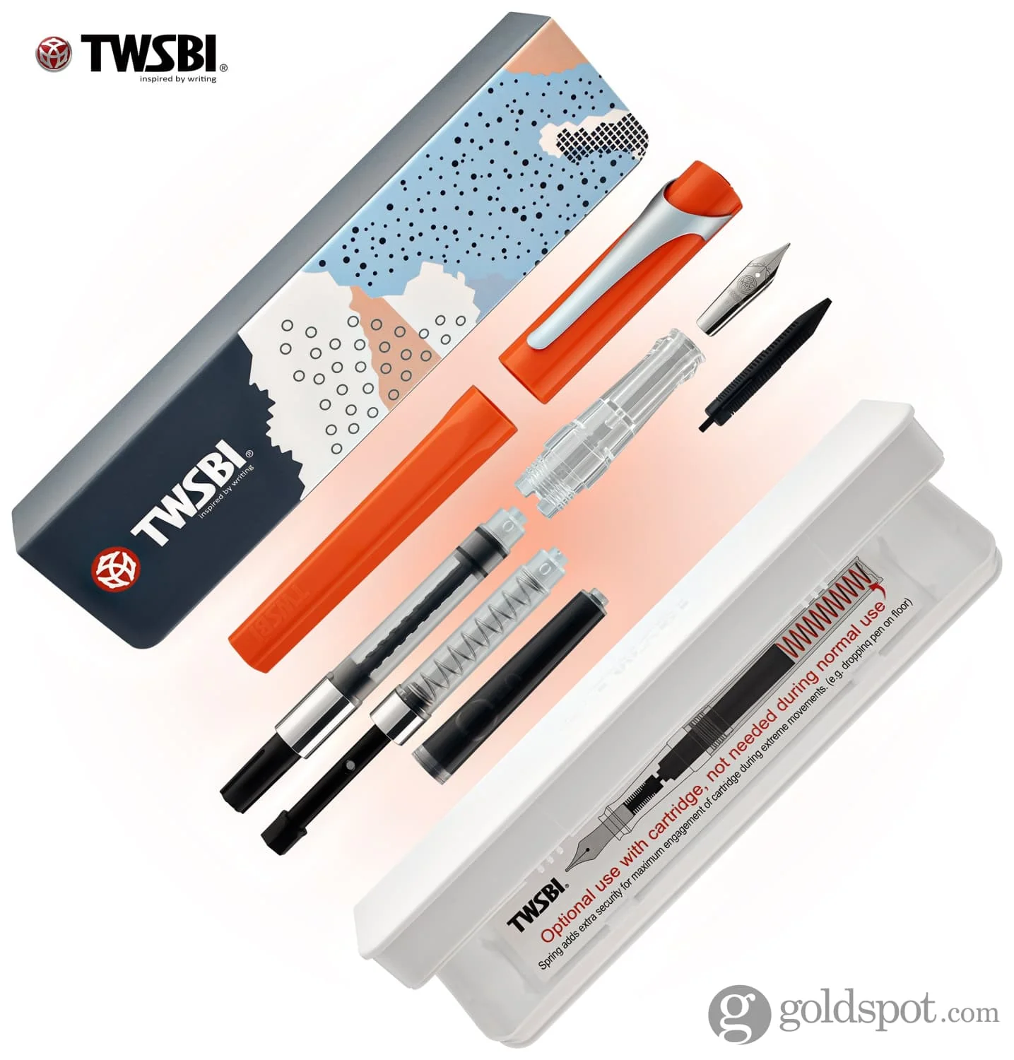 TWSBI Swipe Fountain Pen in Salmon