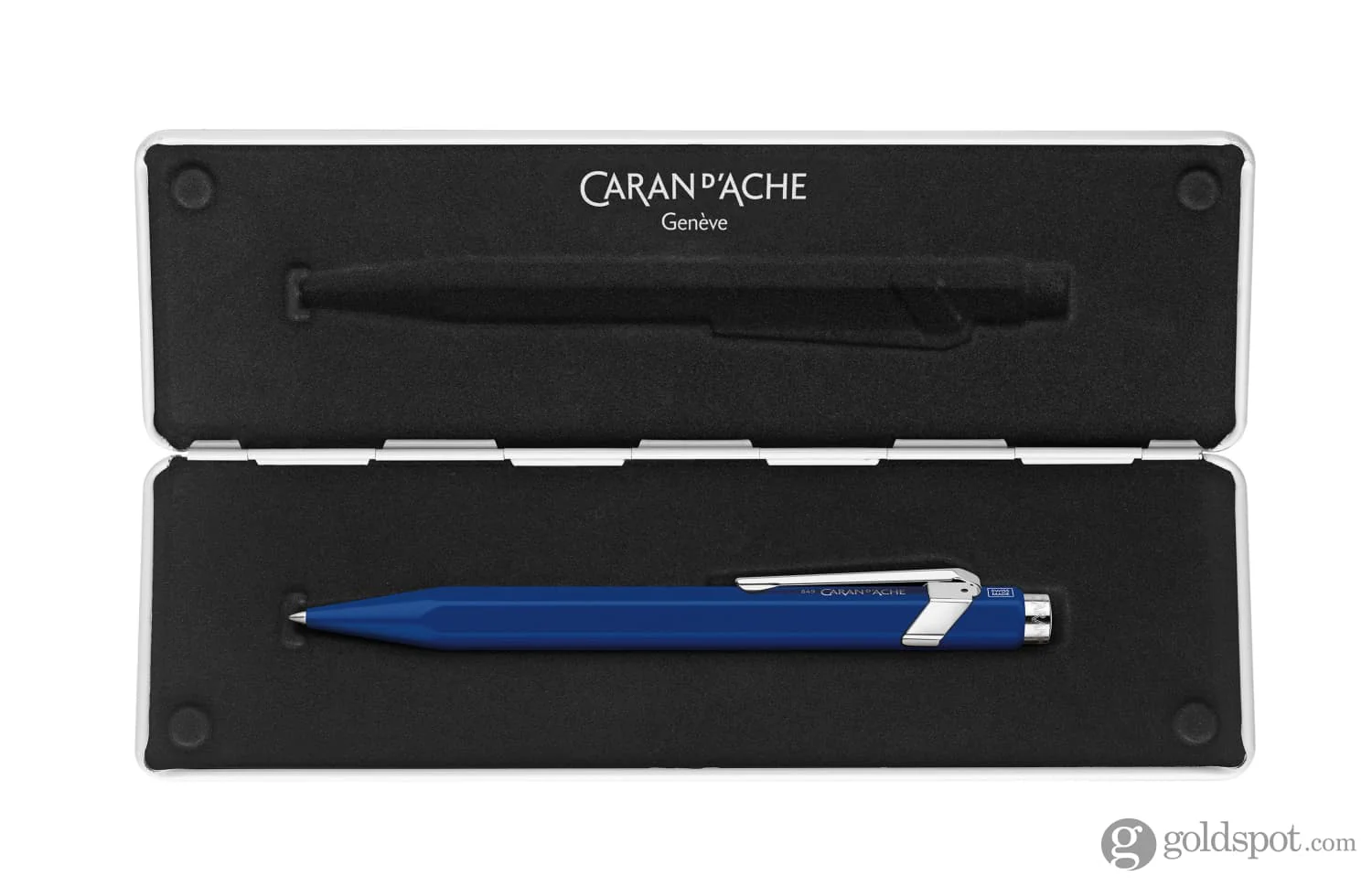 7577-caran-d-ache-849-rollerball-pen-in-blue-with-slimpack-5.webp Caran d'Ache 849 Rollerball Pen in Blue with Slimpack
