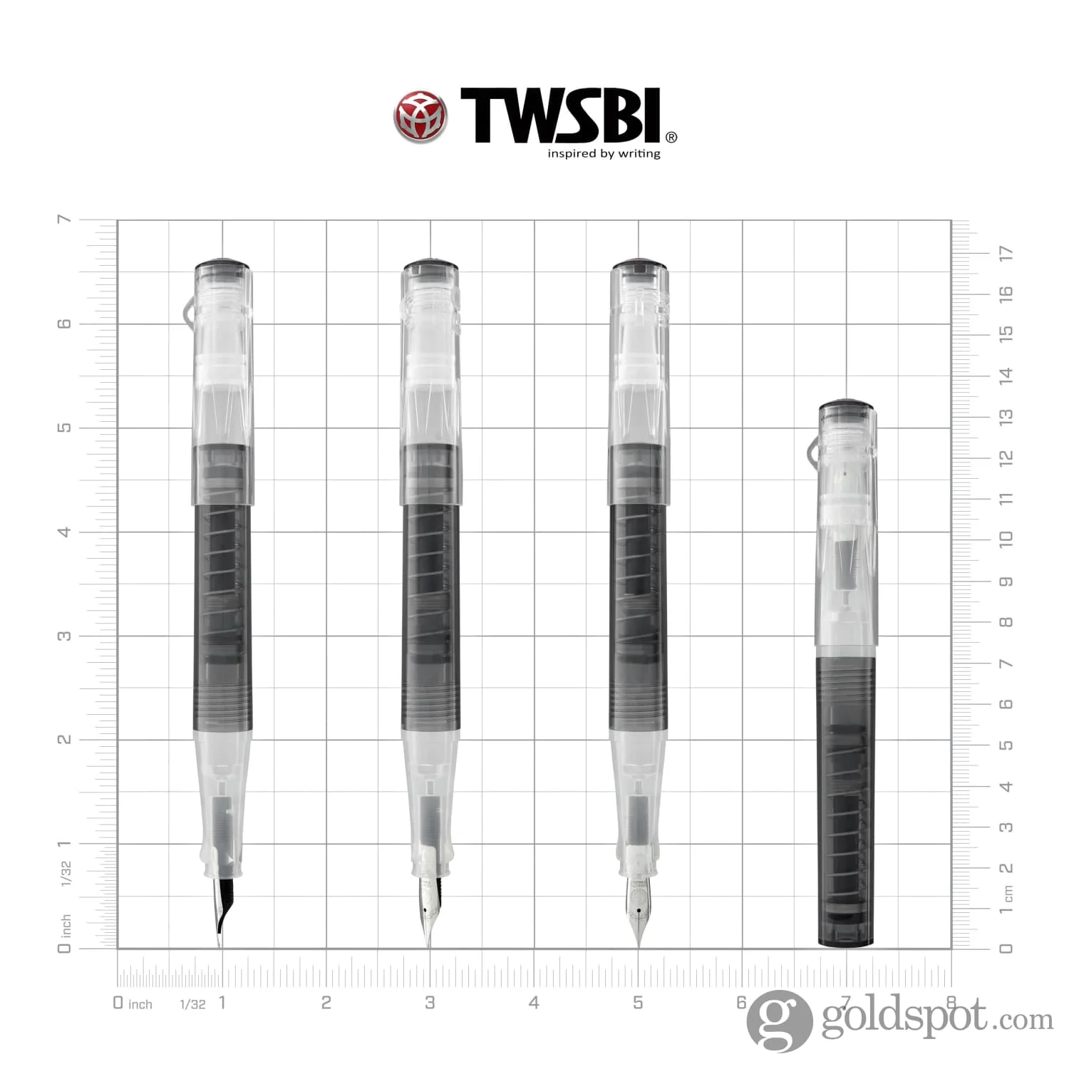 TWSBI Go Fountain Pen in Smoke