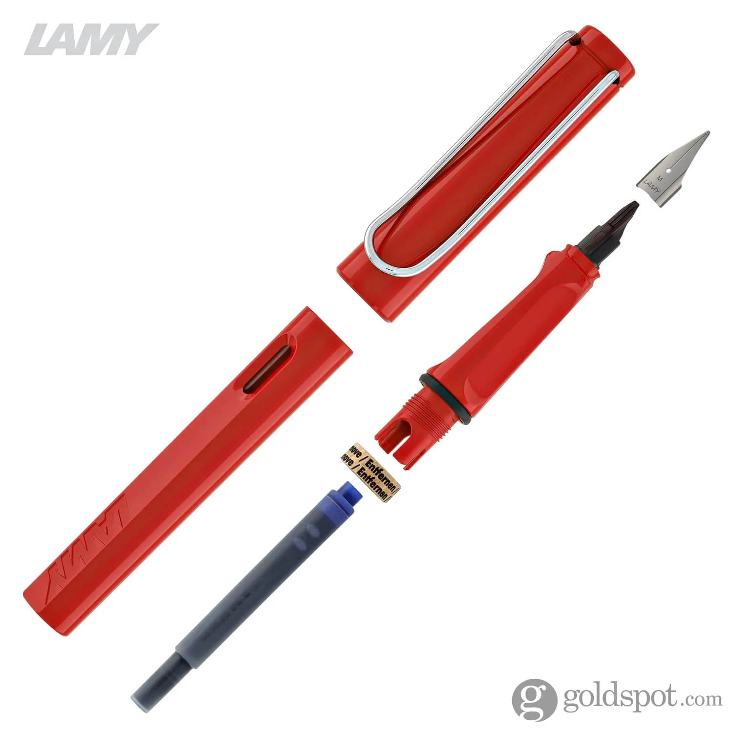 Lamy Safari Fountain Pen in Red