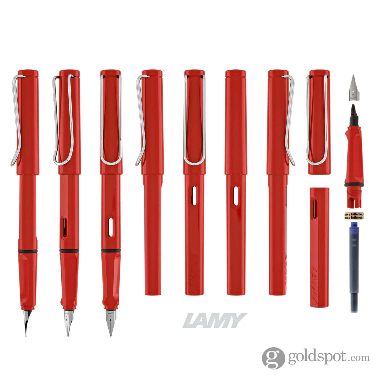 Lamy Safari Fountain Pen in Red