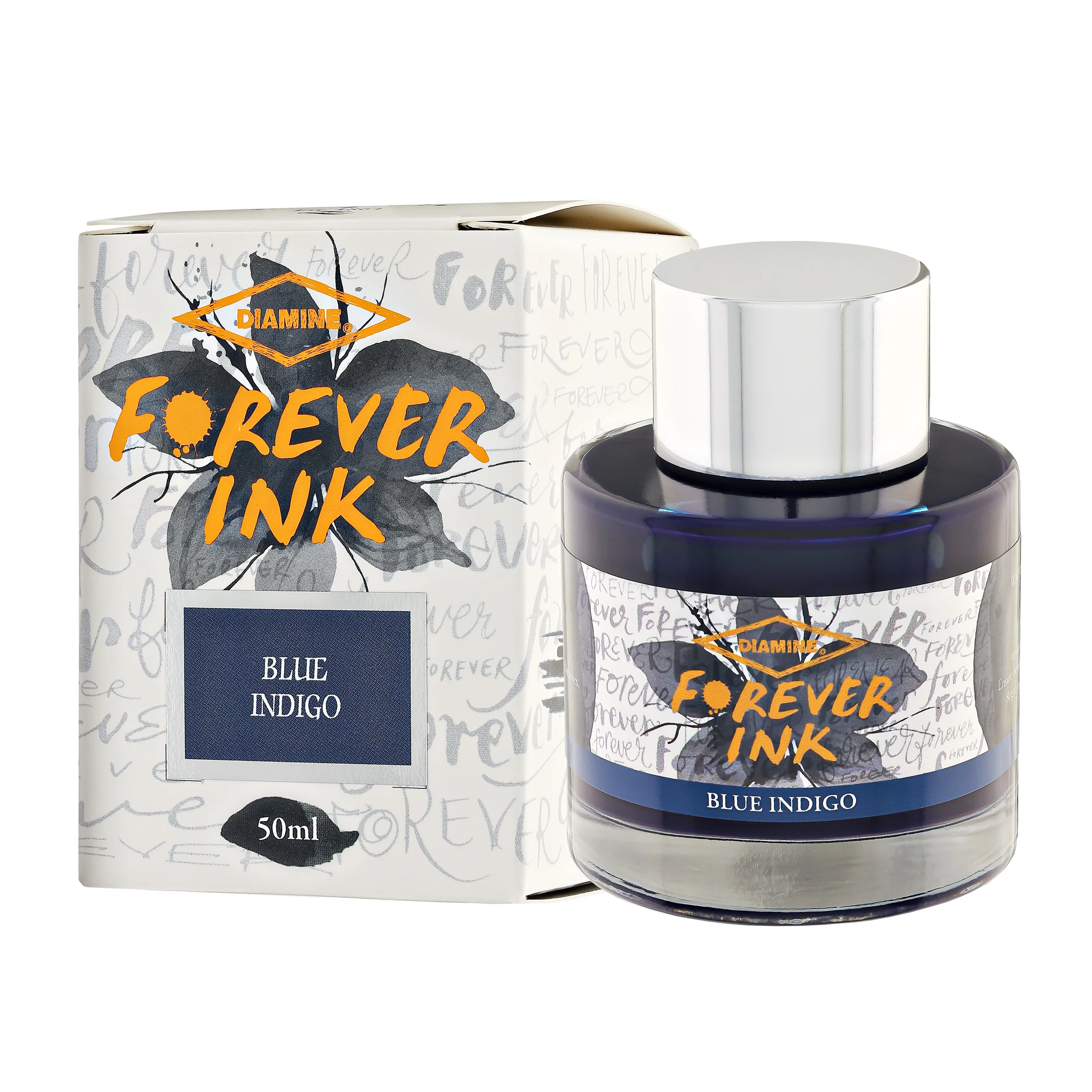 763-diamine-forever-ink-bottled-ink-in-blue-indigo-50-ml-1.webp Diamine Forever Ink Bottled Ink in Blue Indigo - 50 ml